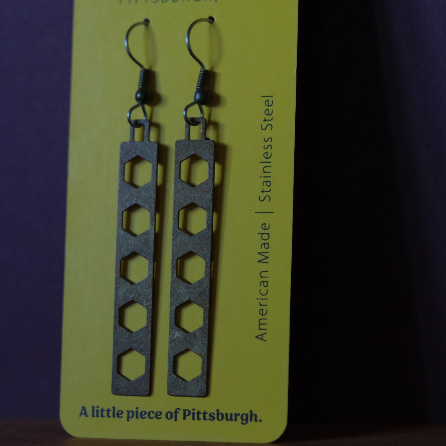 Bridge Earrings | Hex Truss