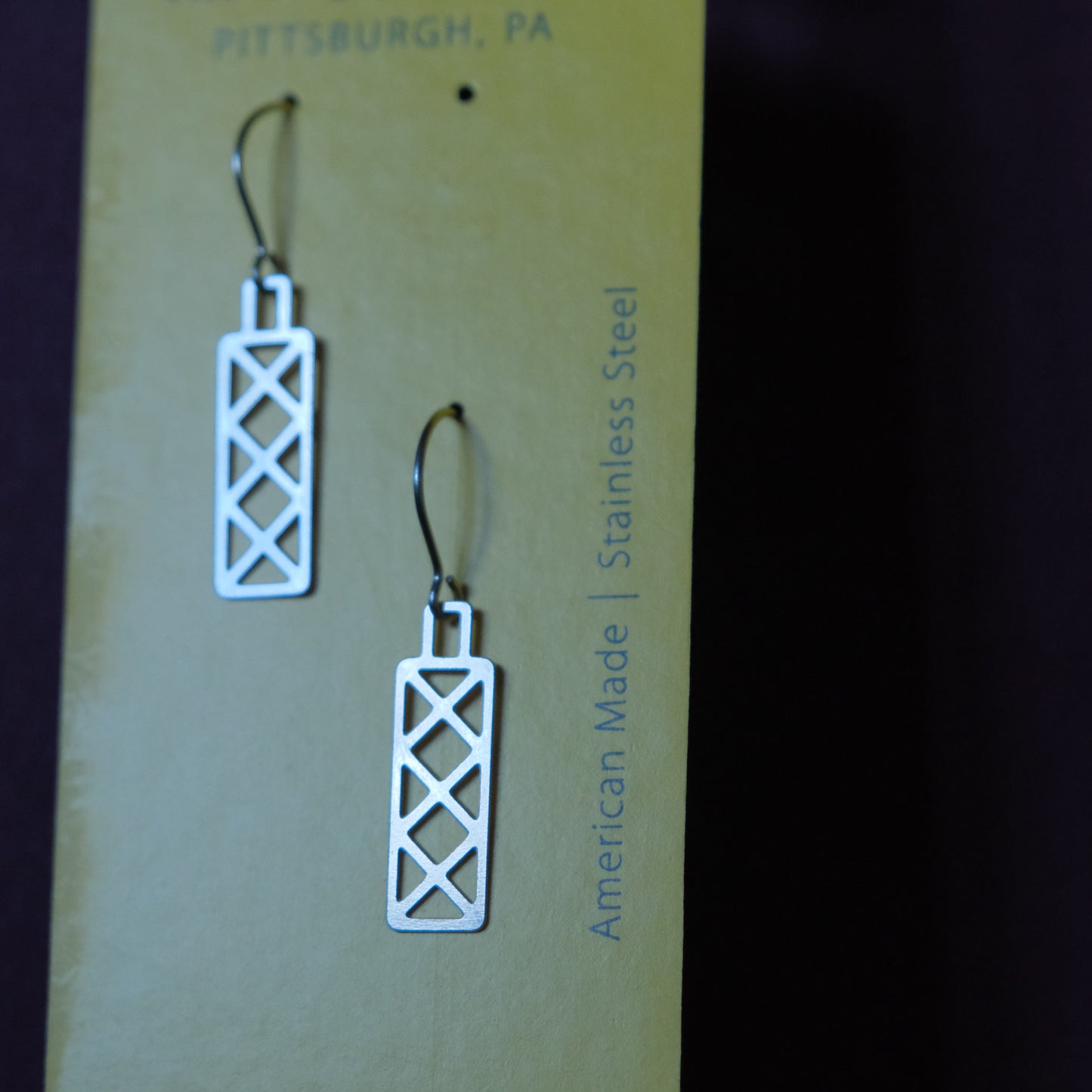 Bridge Earrings | Mini-X Truss