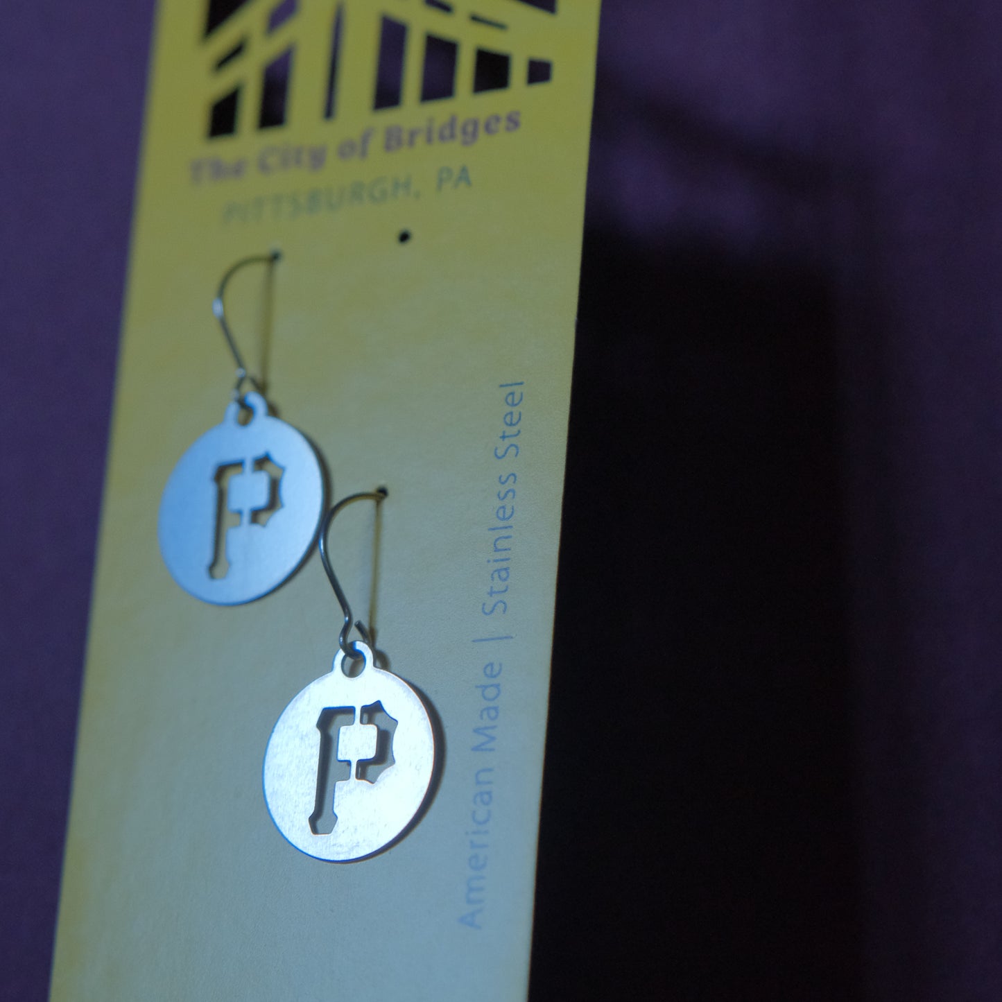 Pittsburgh Earrings | Mini-P