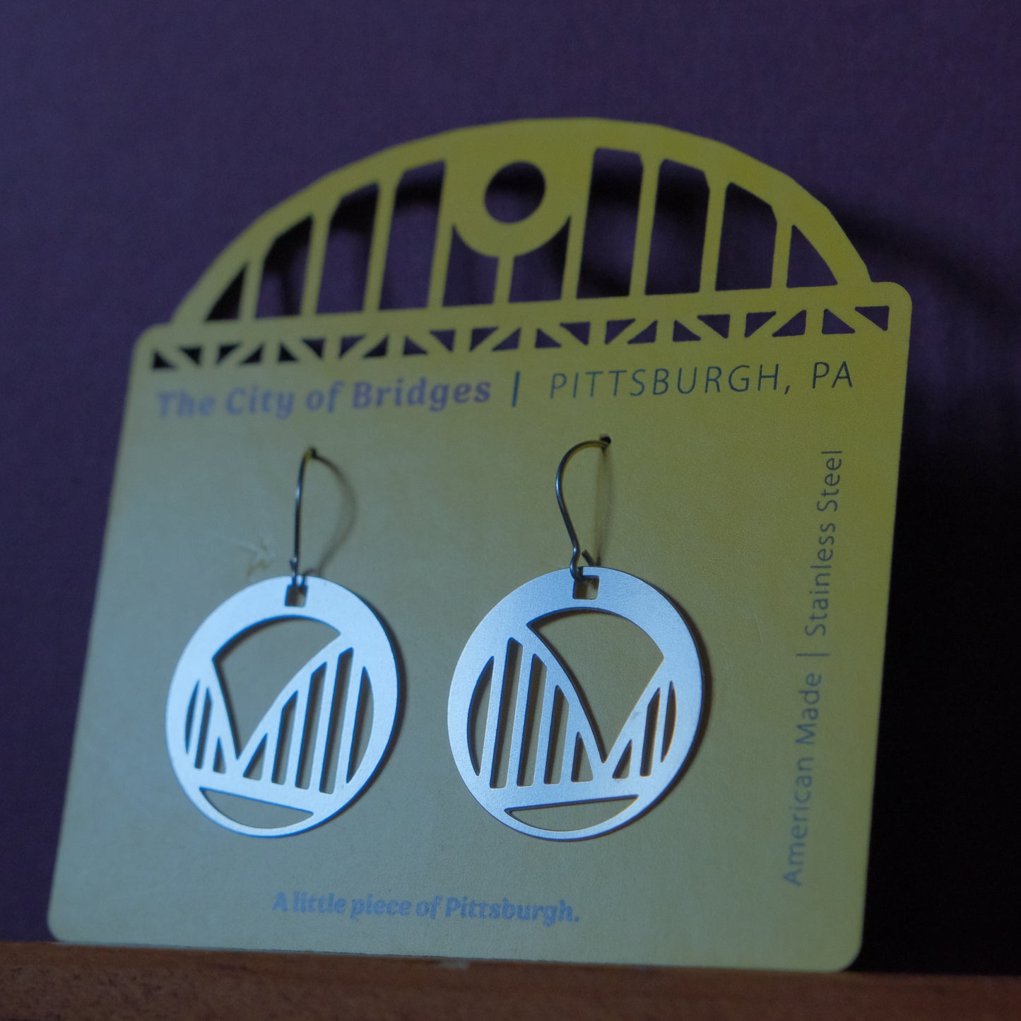 Pittsburgh Earrings | Arched Bridge