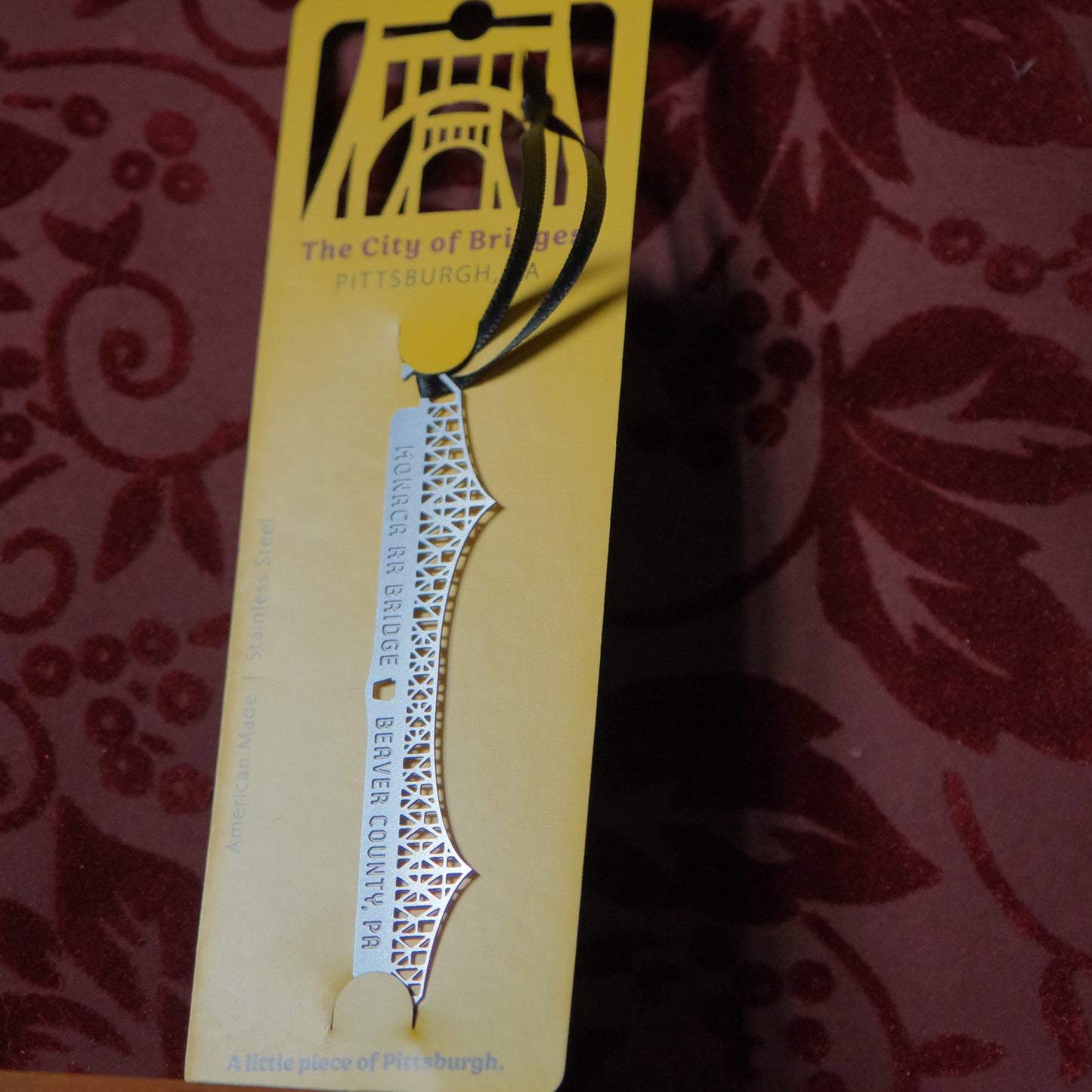 Pittsburgh Bridge Ornament | Monaca Railroad Bridge