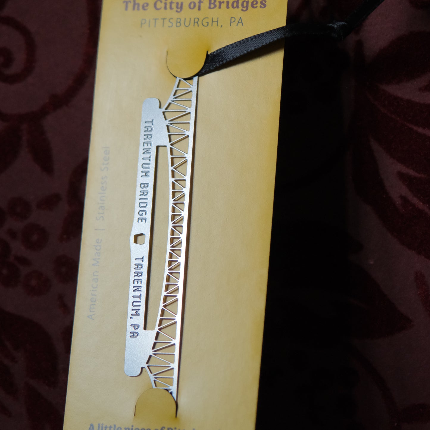 Pittsburgh Bridge Ornament | Tarentum Bridge