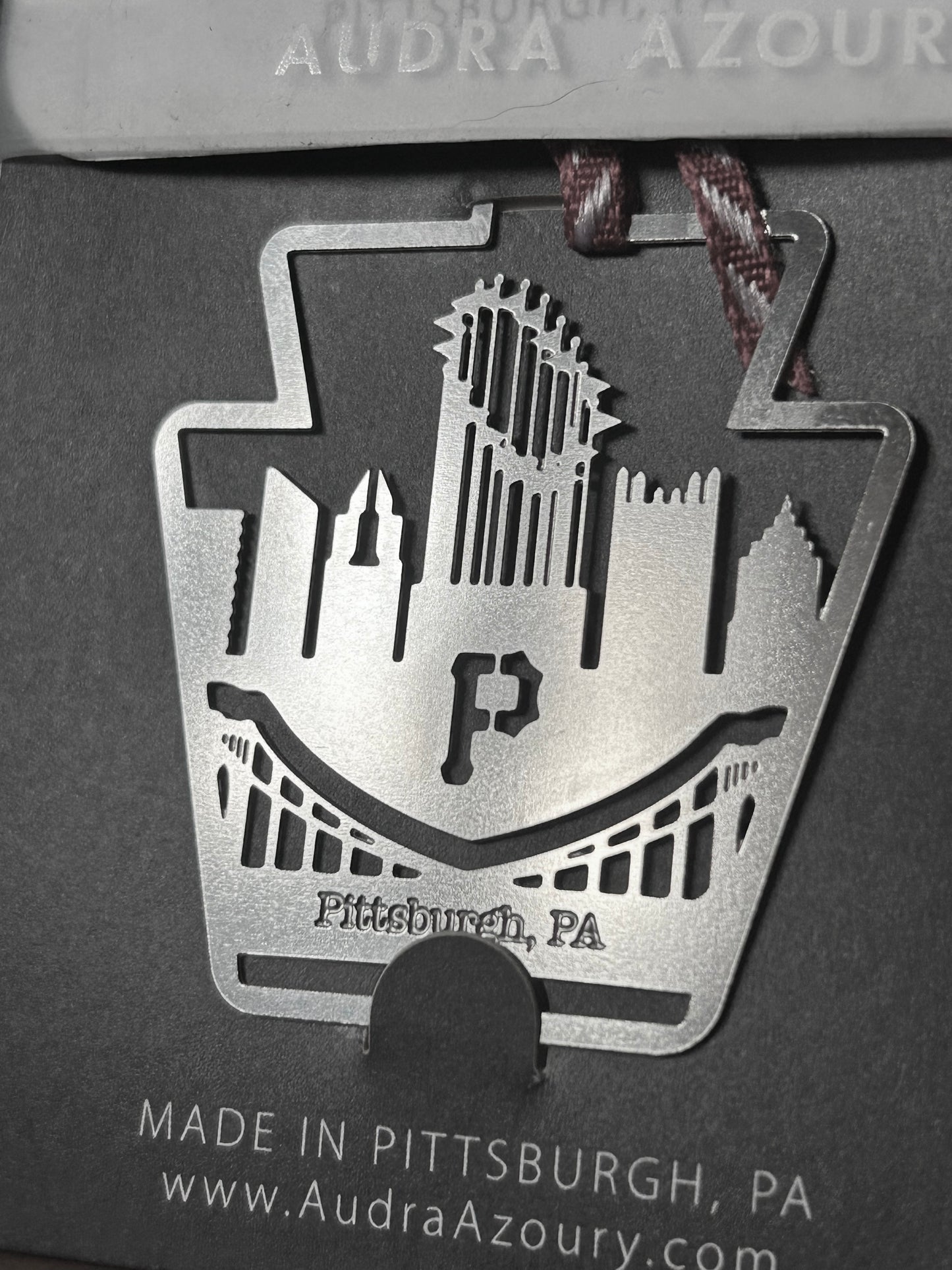 Pittsburgh Ornament | Keystone Baseball Trophy
