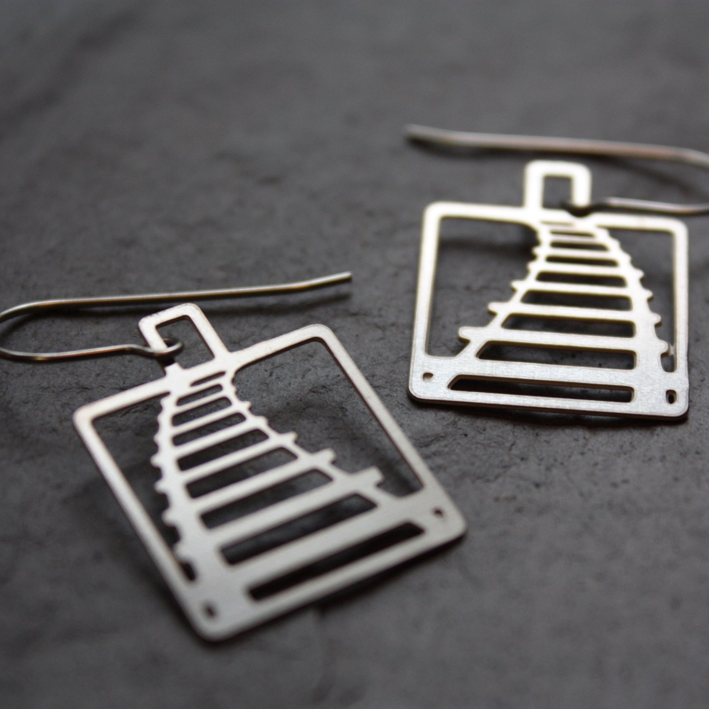 Railroad Tracks Earrings