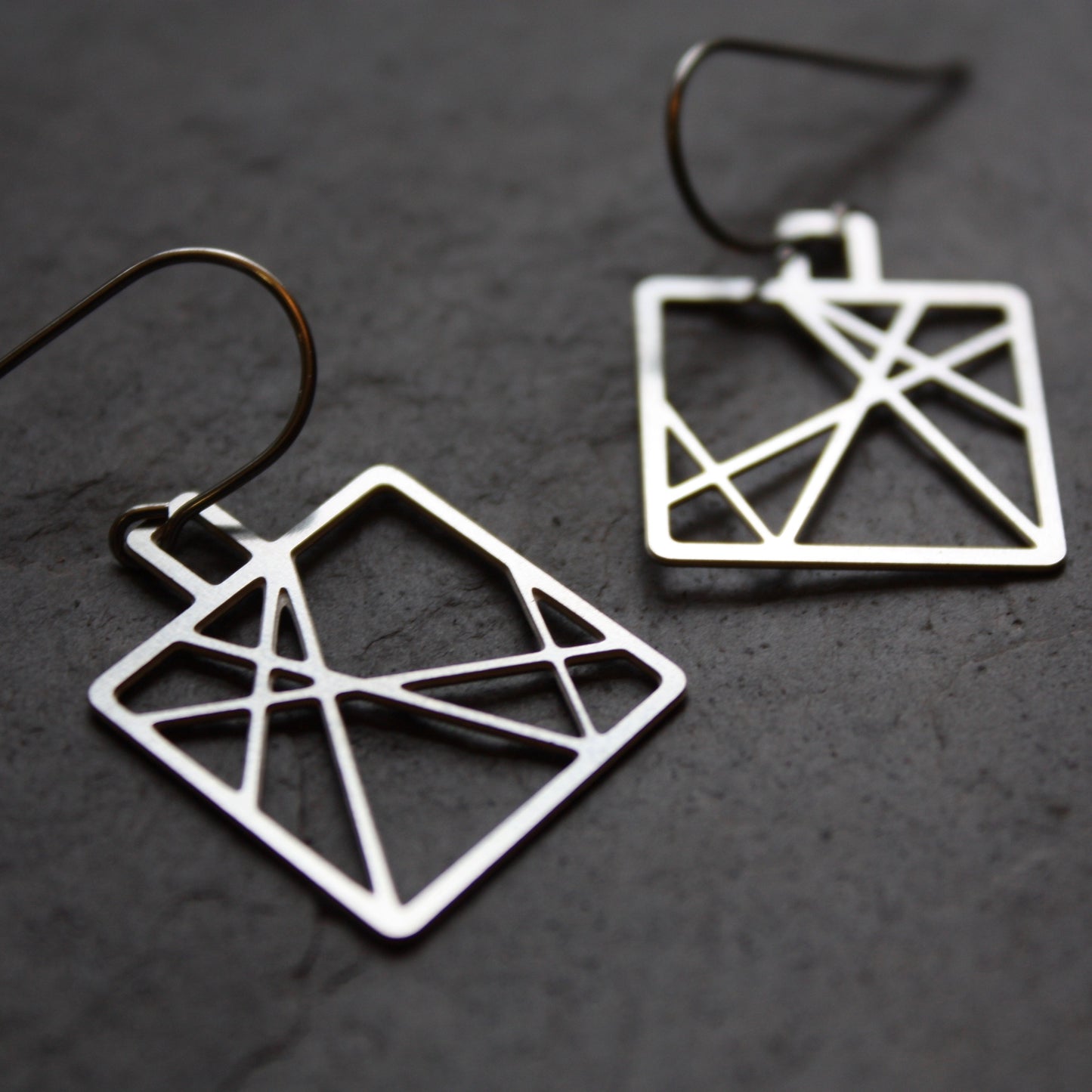 Square Criss-Cross Earrings