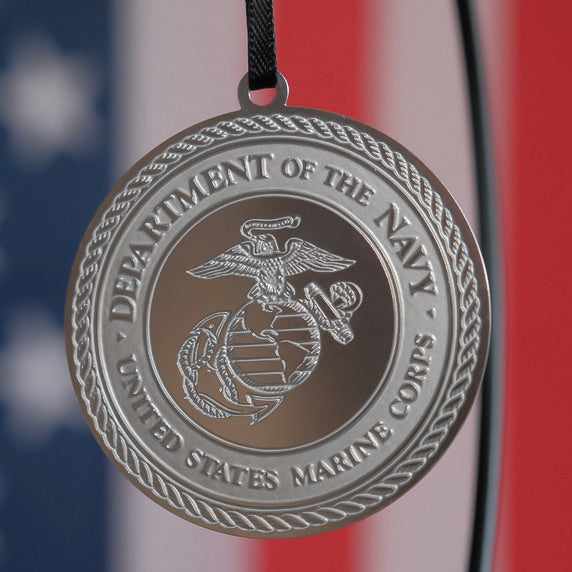 Marine Corp Ornament by Audra Azoury Design