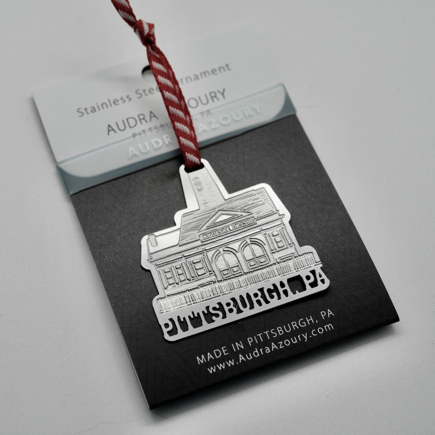 Duquesne Incline Building Ornament, Pittsburgh by Audra Azoury