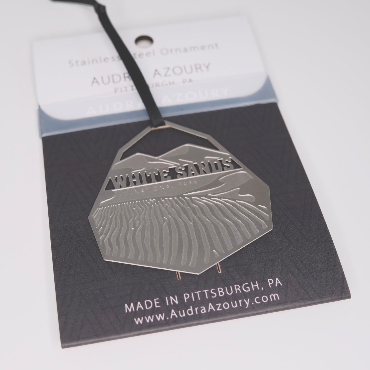 White Sands National Park in stainless steel by Audra Azoury