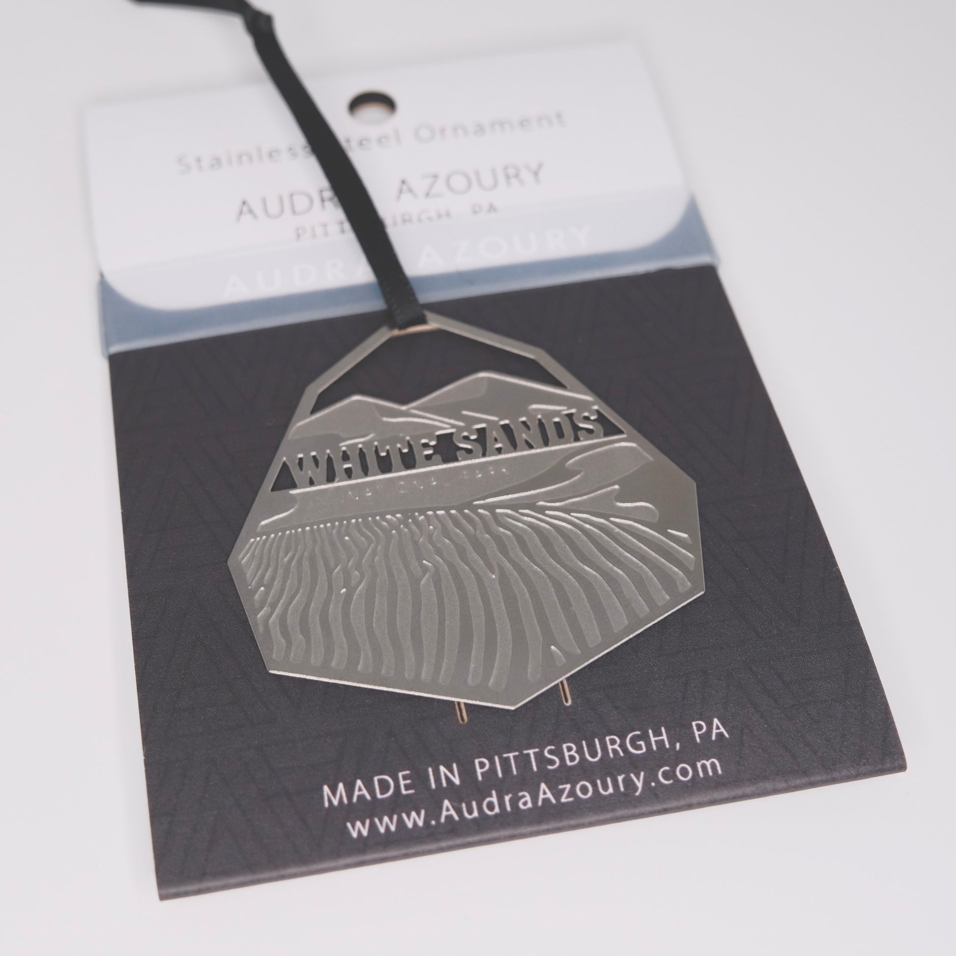 White Sands National Park in stainless steel by Audra Azoury