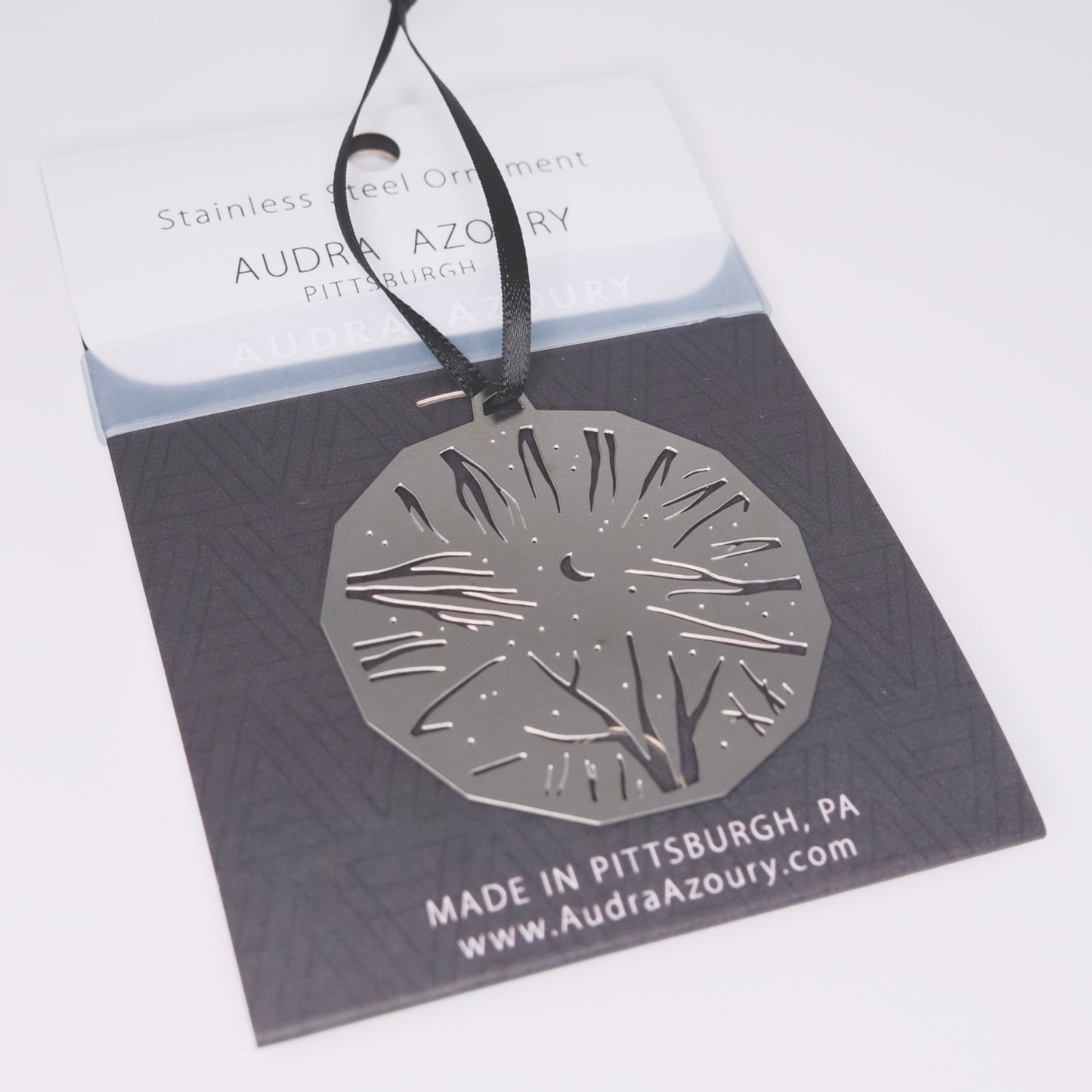 Nighttime Sky Ornament by Audra Azoury