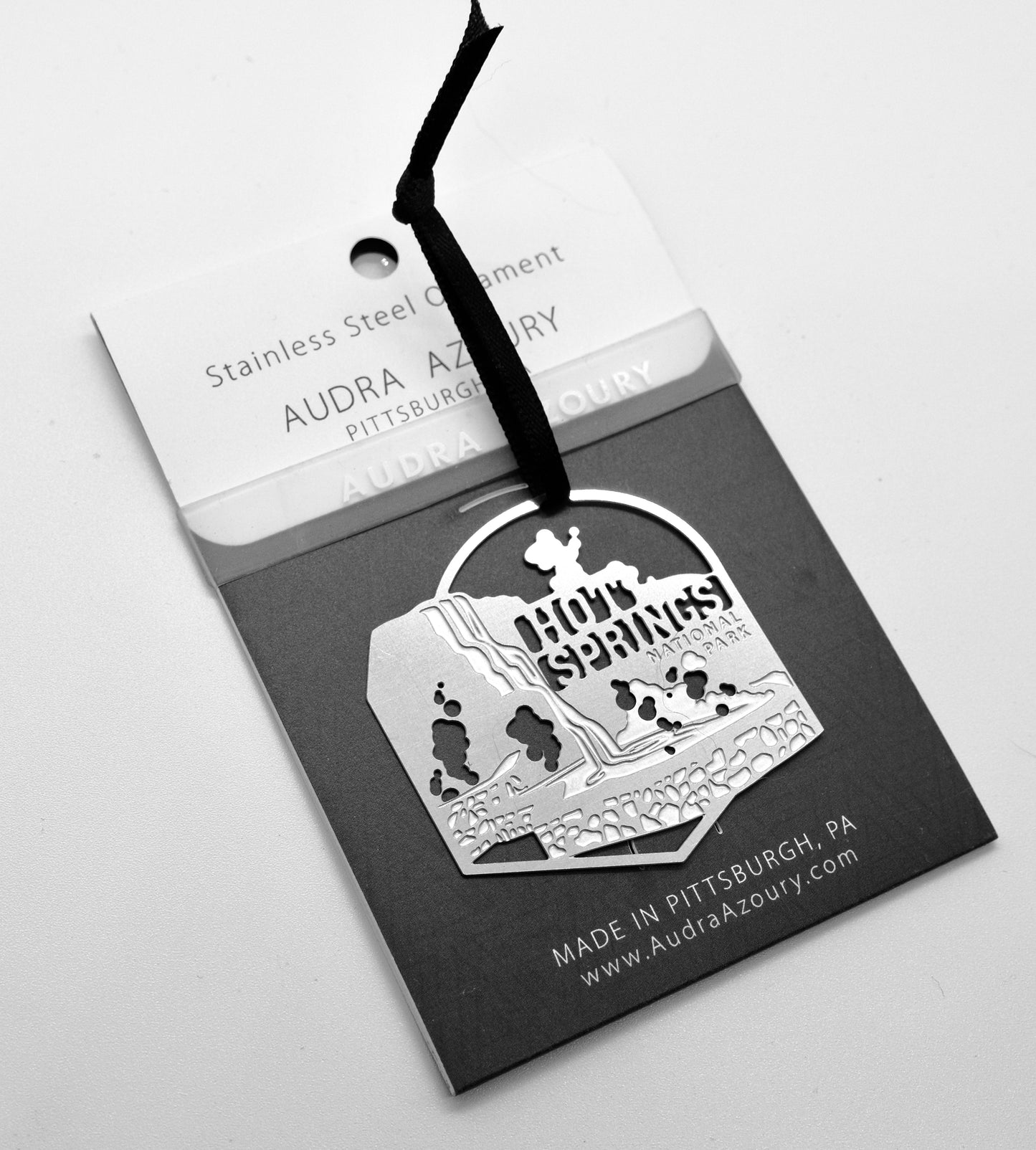National Park Gift - Hot springs ornament