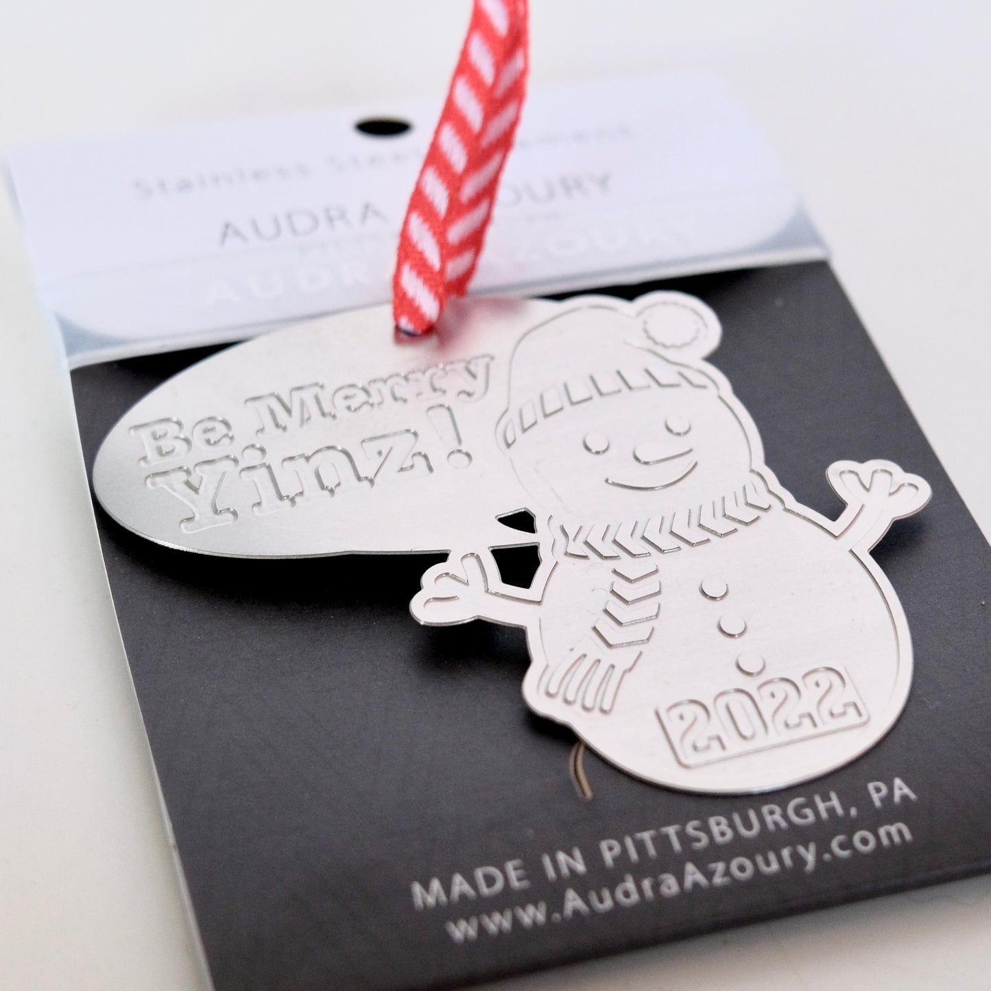 2022 Be Merry Yinz Snowman