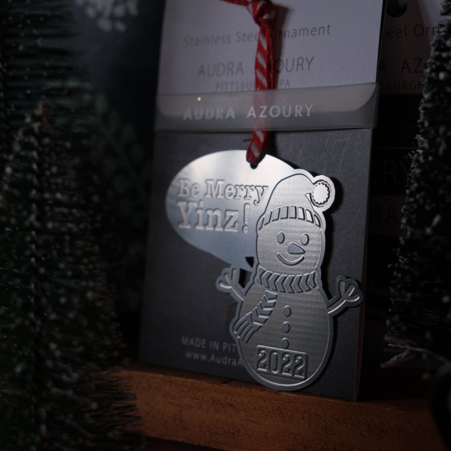 2022 Be Merry Yinz Snowman