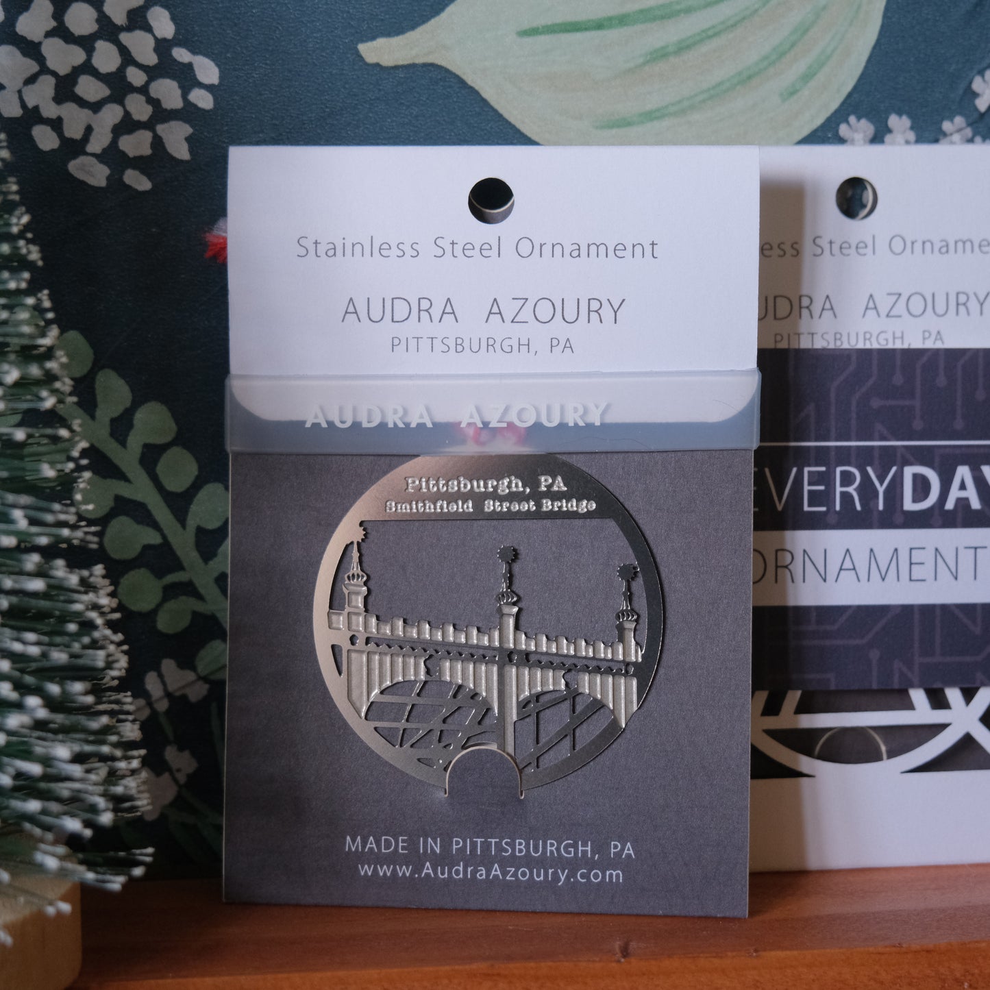 Round Smithfield Street Bridge Ornament