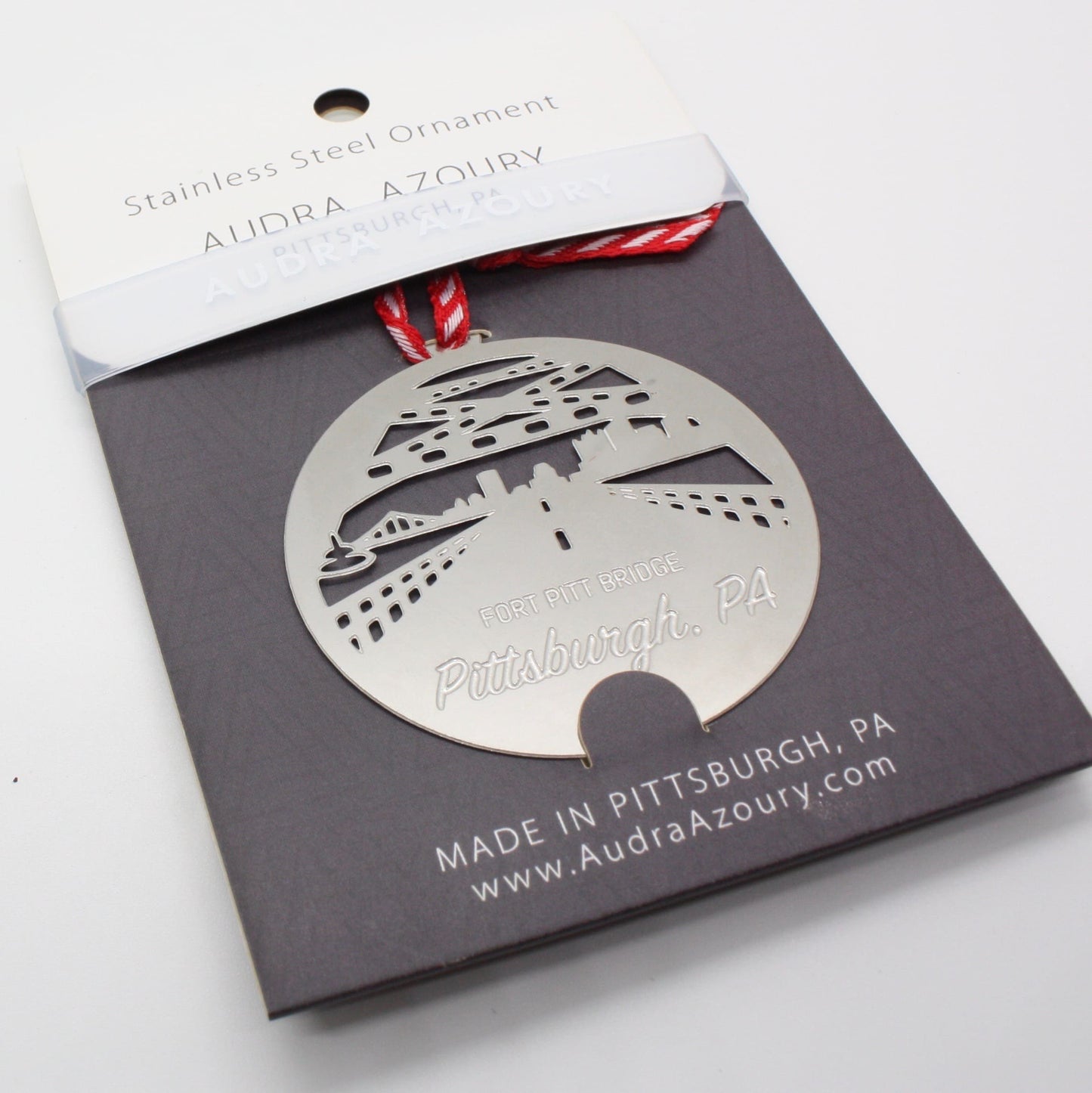 Pittsburgh Ornament | Fort Pitt Tunnel City View