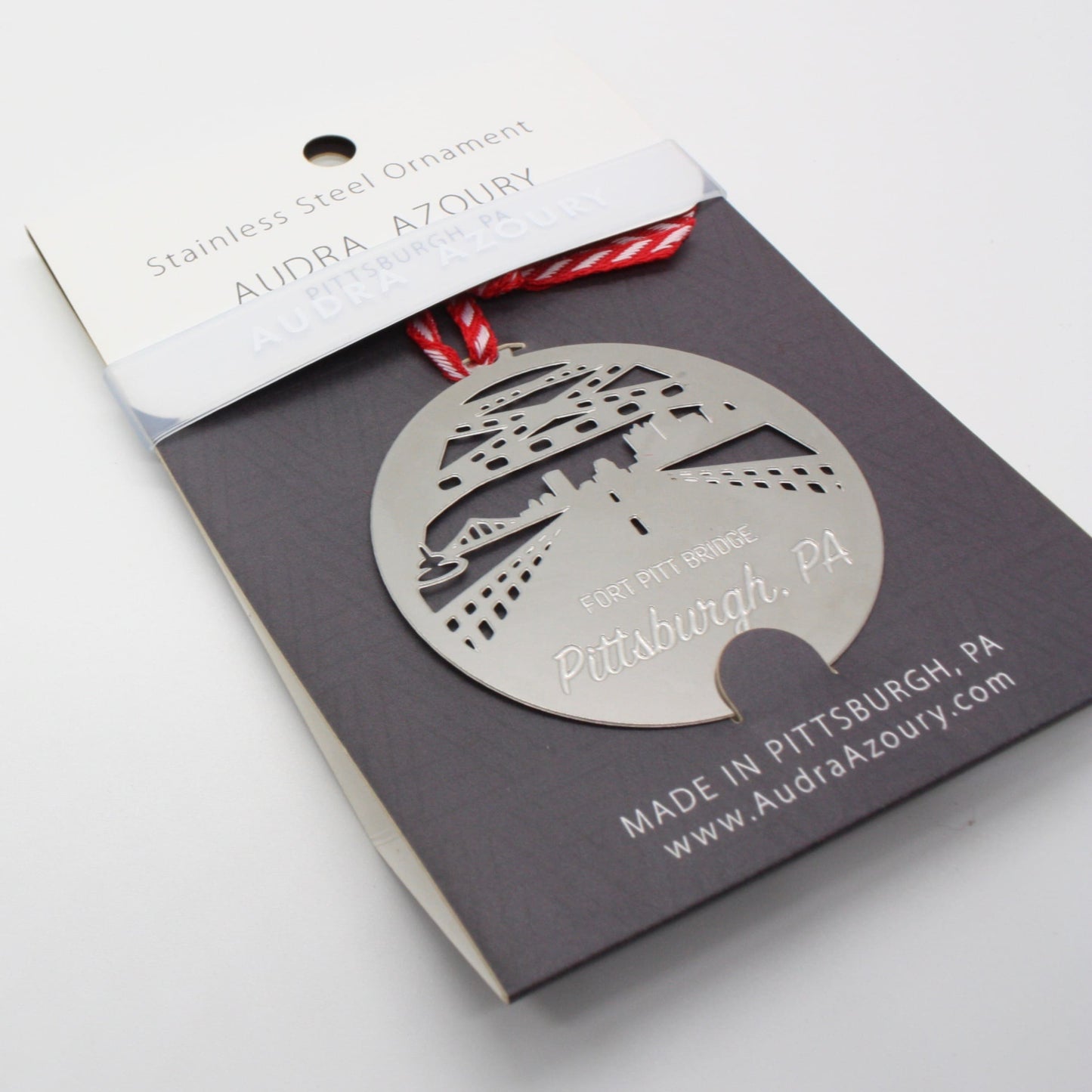 Pittsburgh Ornament | Fort Pitt Tunnel City View