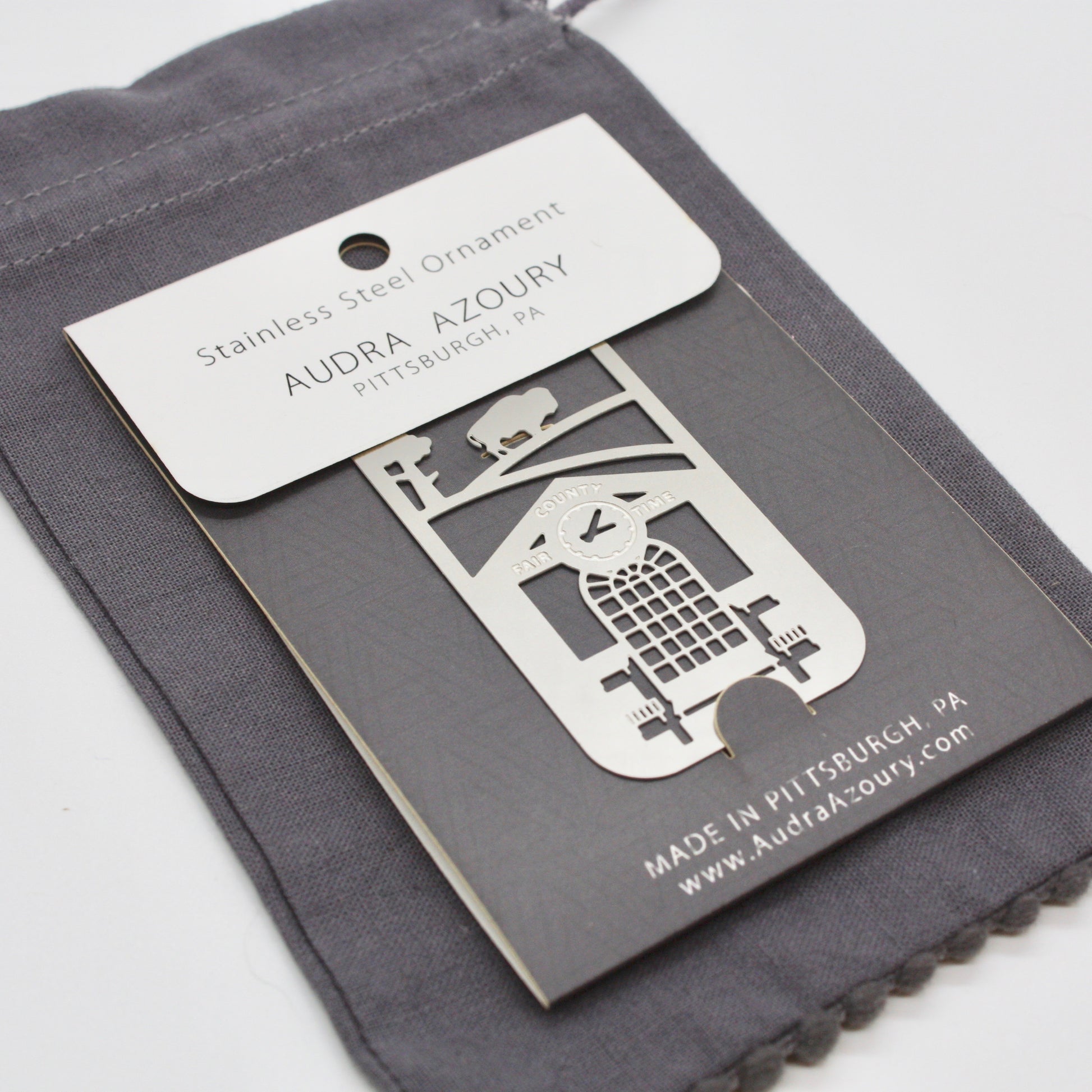 South Park Pittsburgh PA Ornament by Audra Azoury