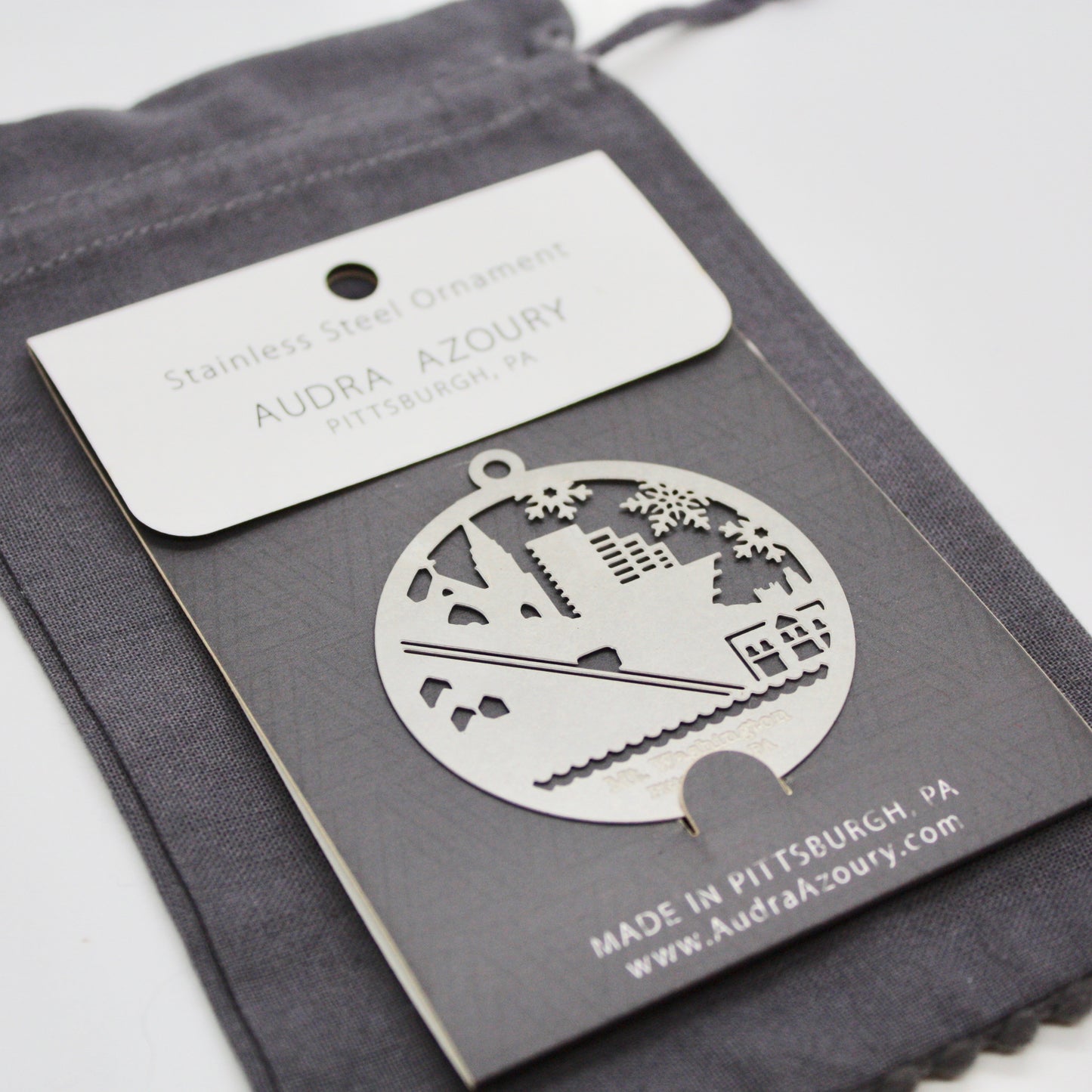 Mt. Washington, Pittsburgh, PA Ornament by Audra Azoury