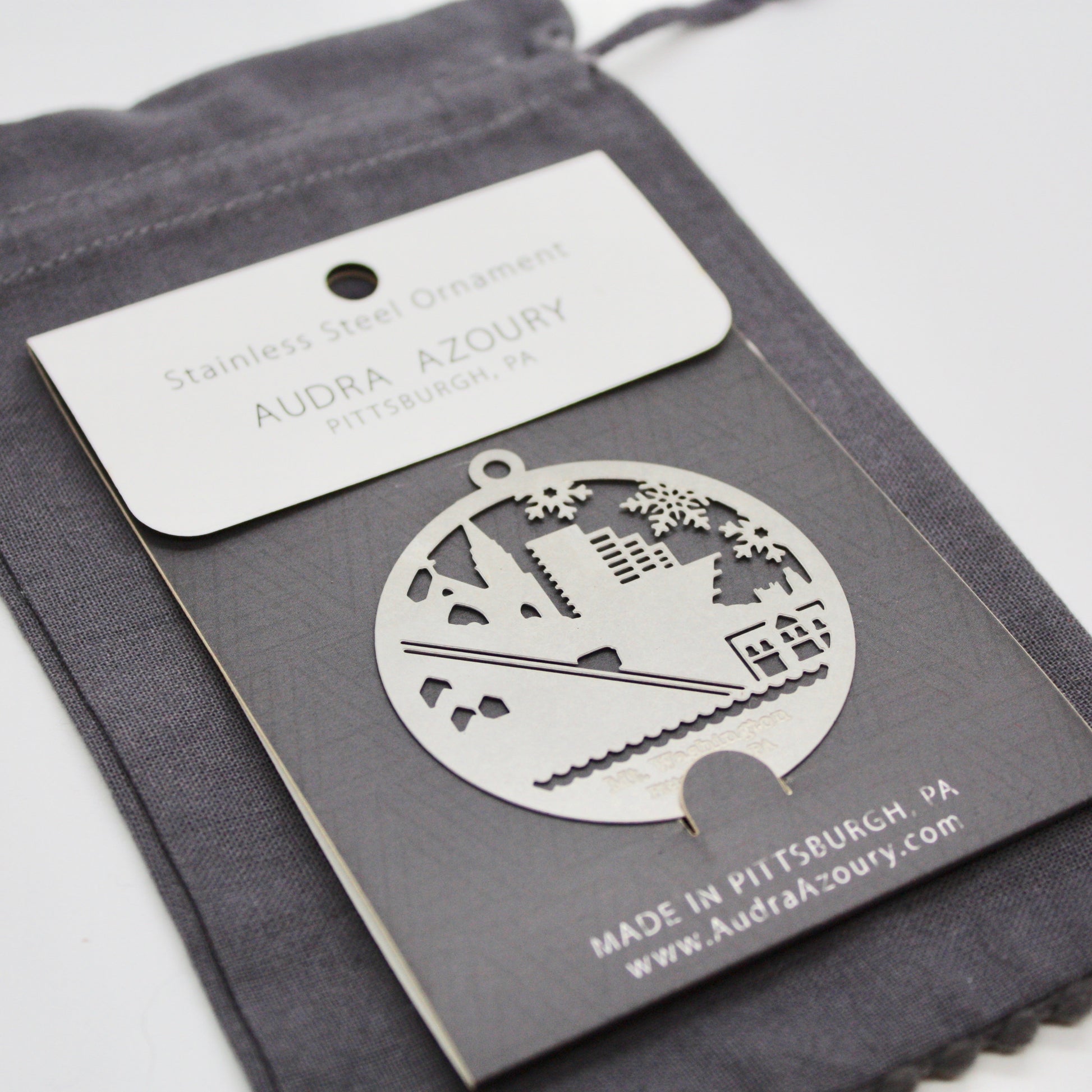 Mt. Washington, Pittsburgh, PA Ornament by Audra Azoury