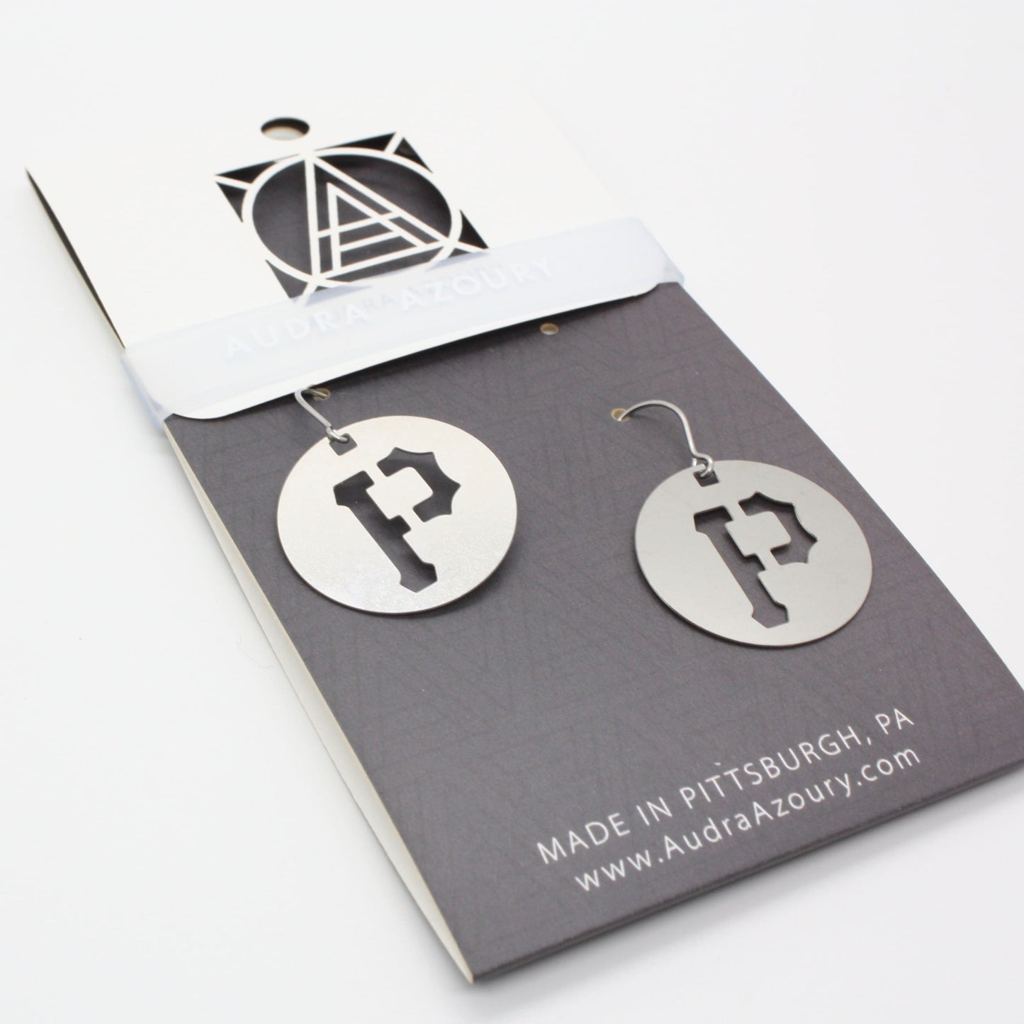 Pittsburgh Earrings | Pirates P