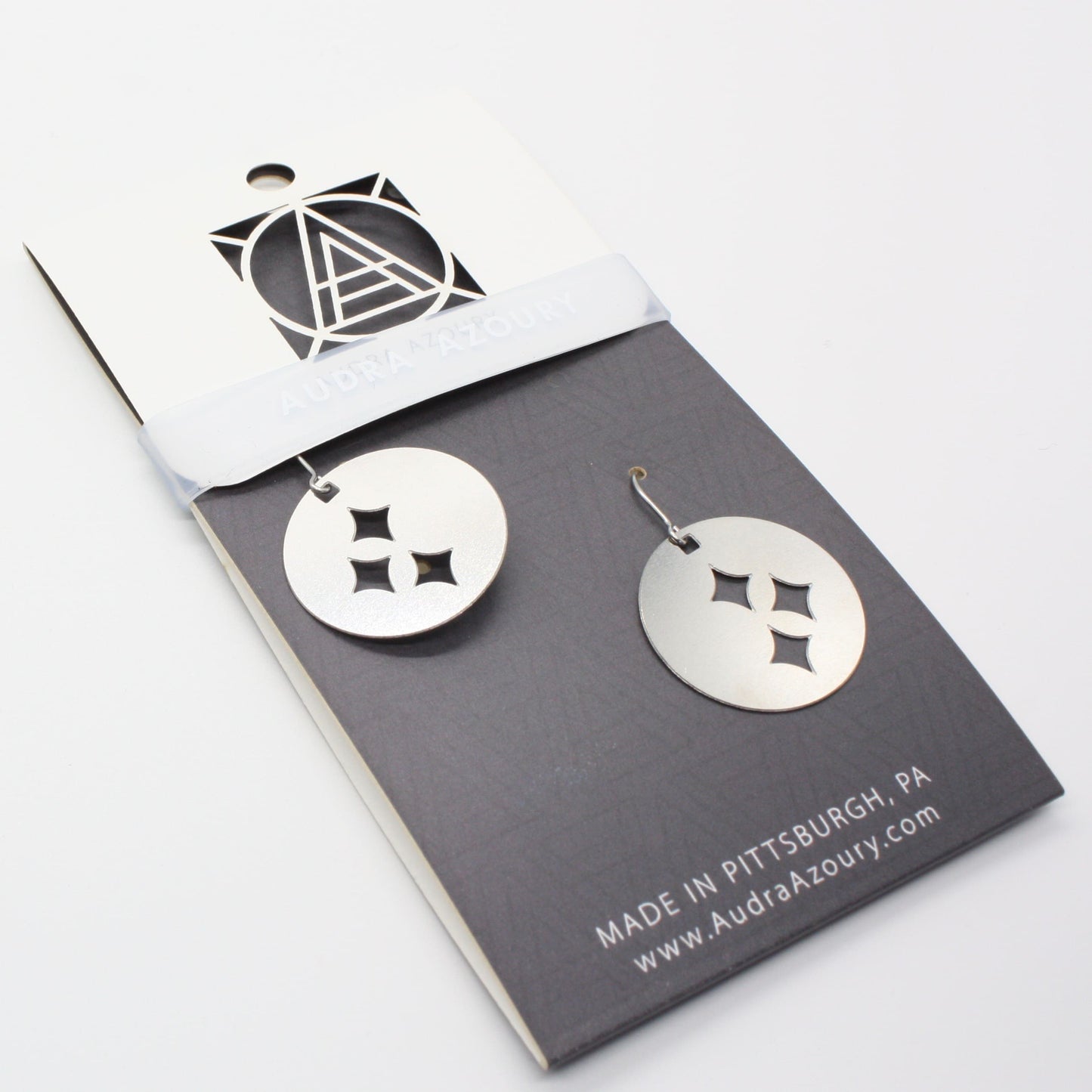 Pittsburgh Earrings | Steel Stars