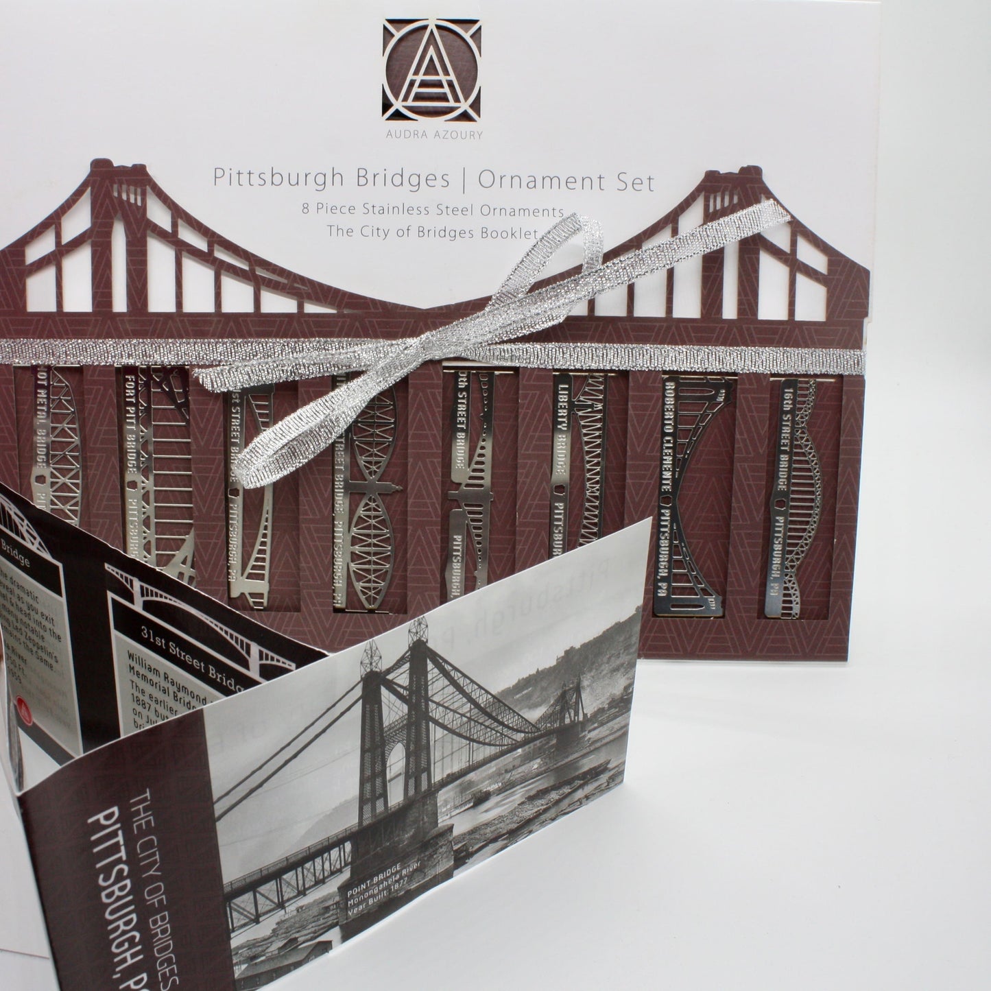 Pittsburgh Bridges ornament set