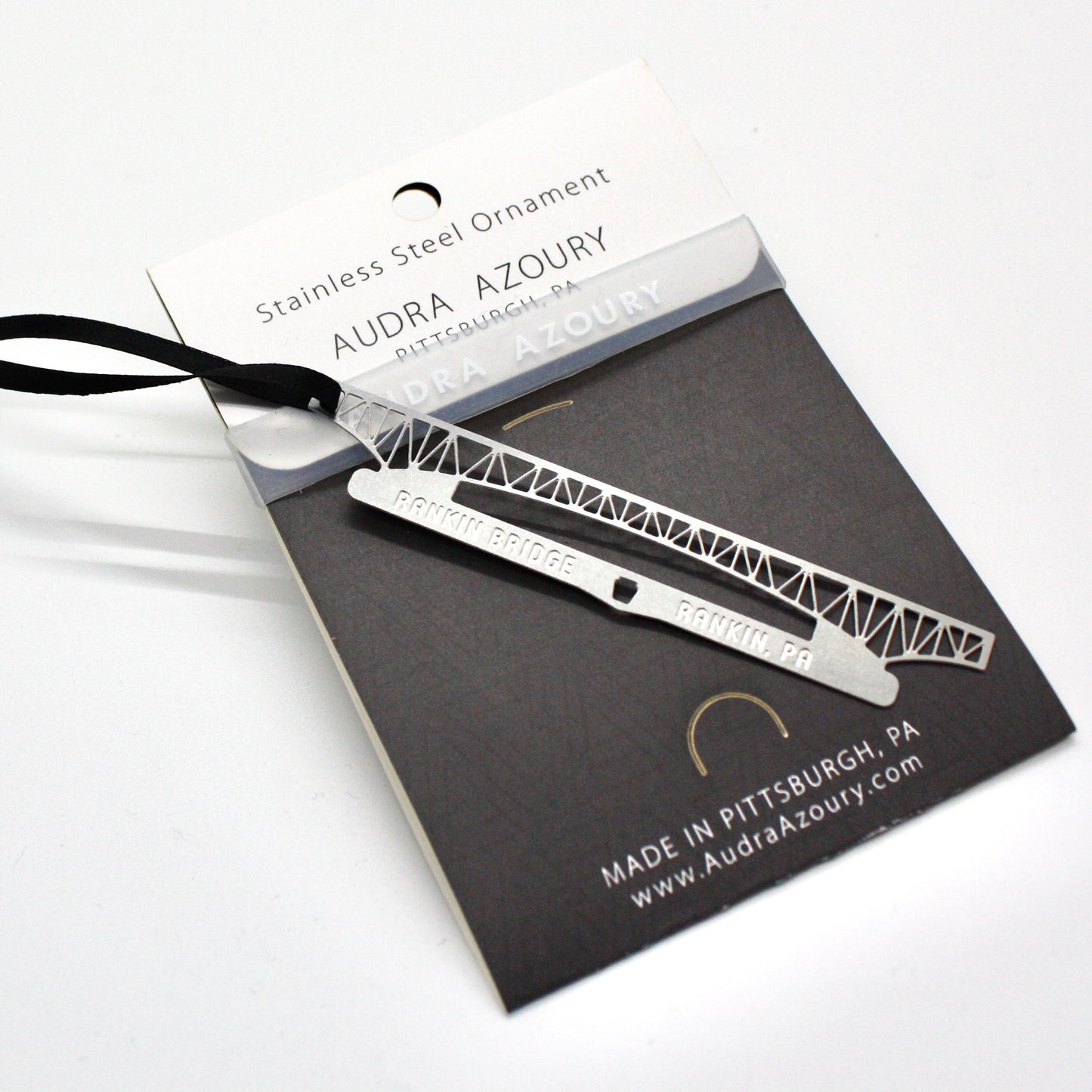 Rankin Bridge Pittsburgh - Ornament by Audra Azoury