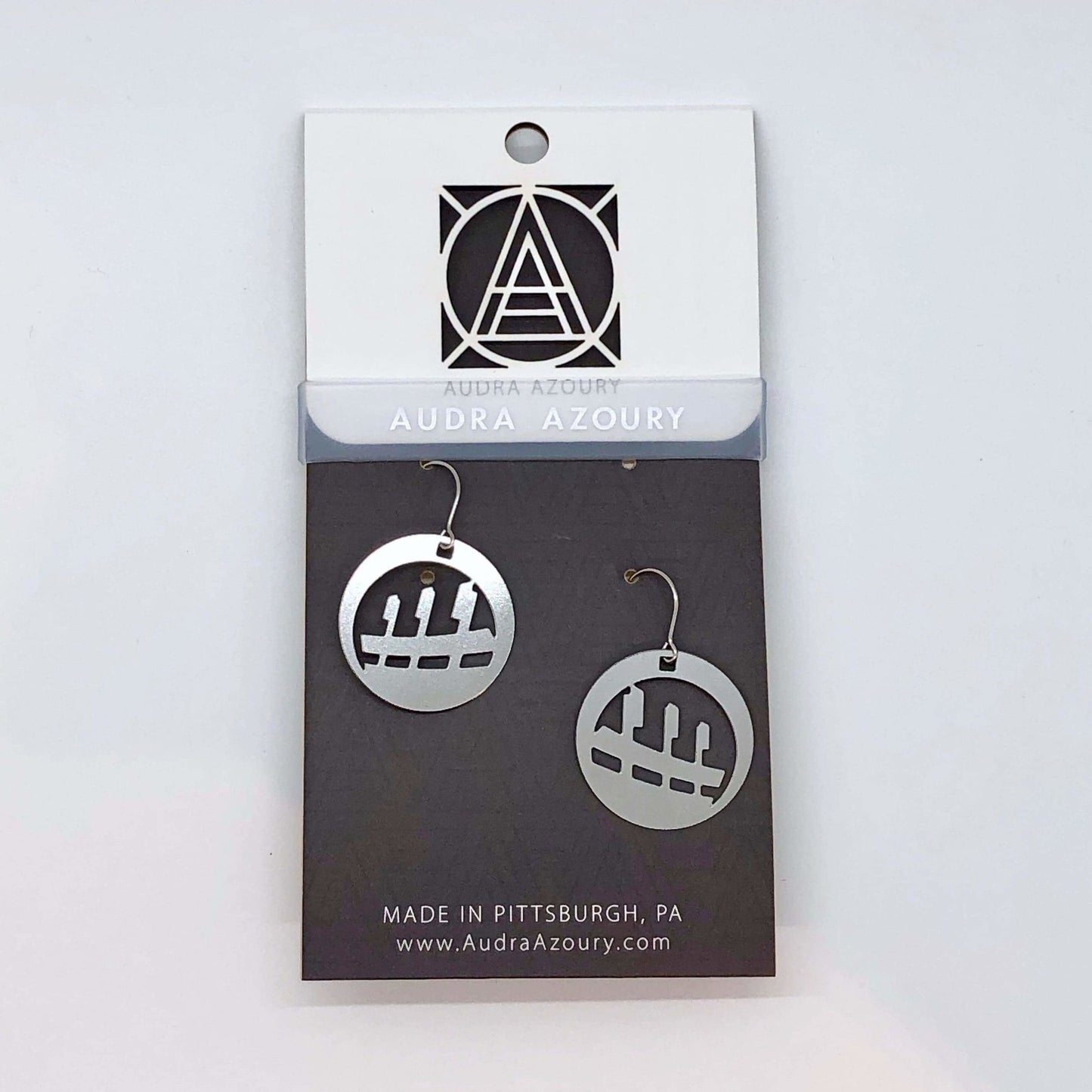 Pittsburgh Earrings | Baseball Park