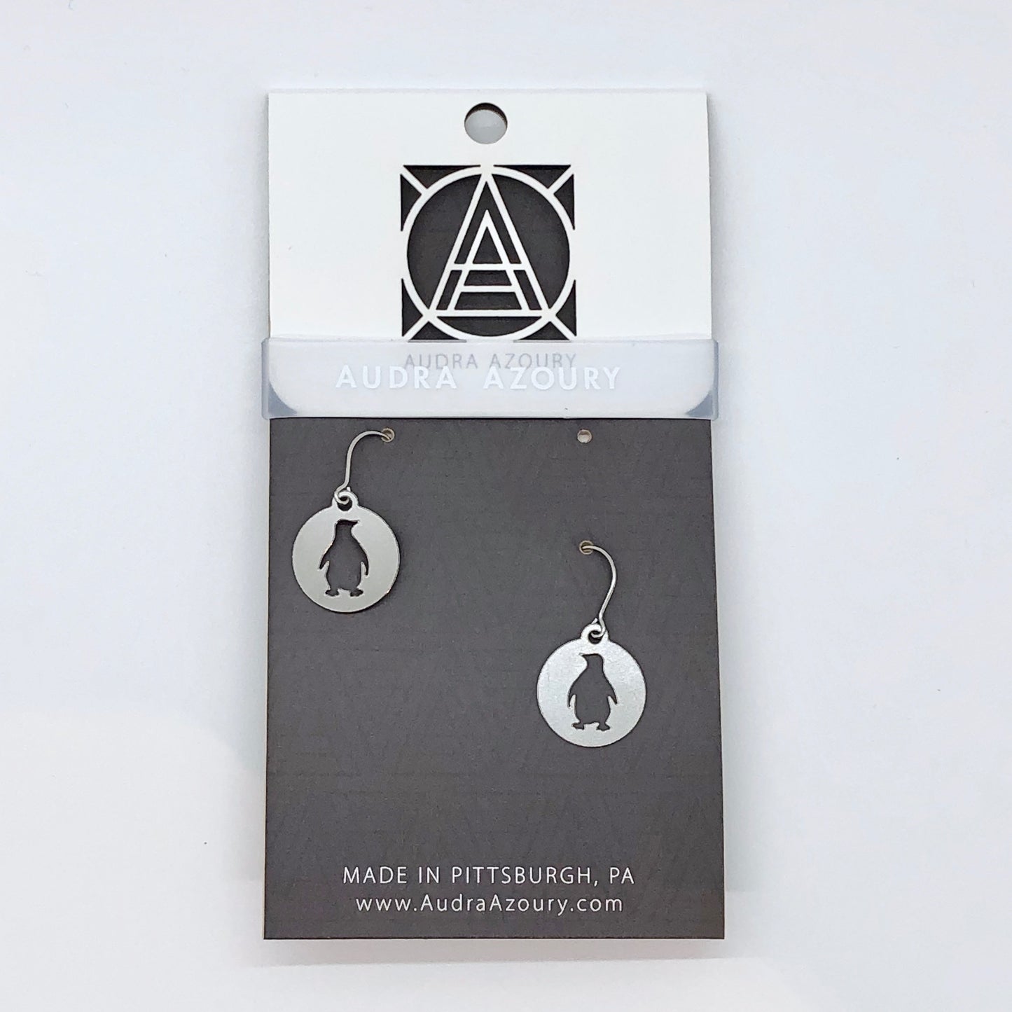 Pittsburgh Earrings | Mini-Penguin