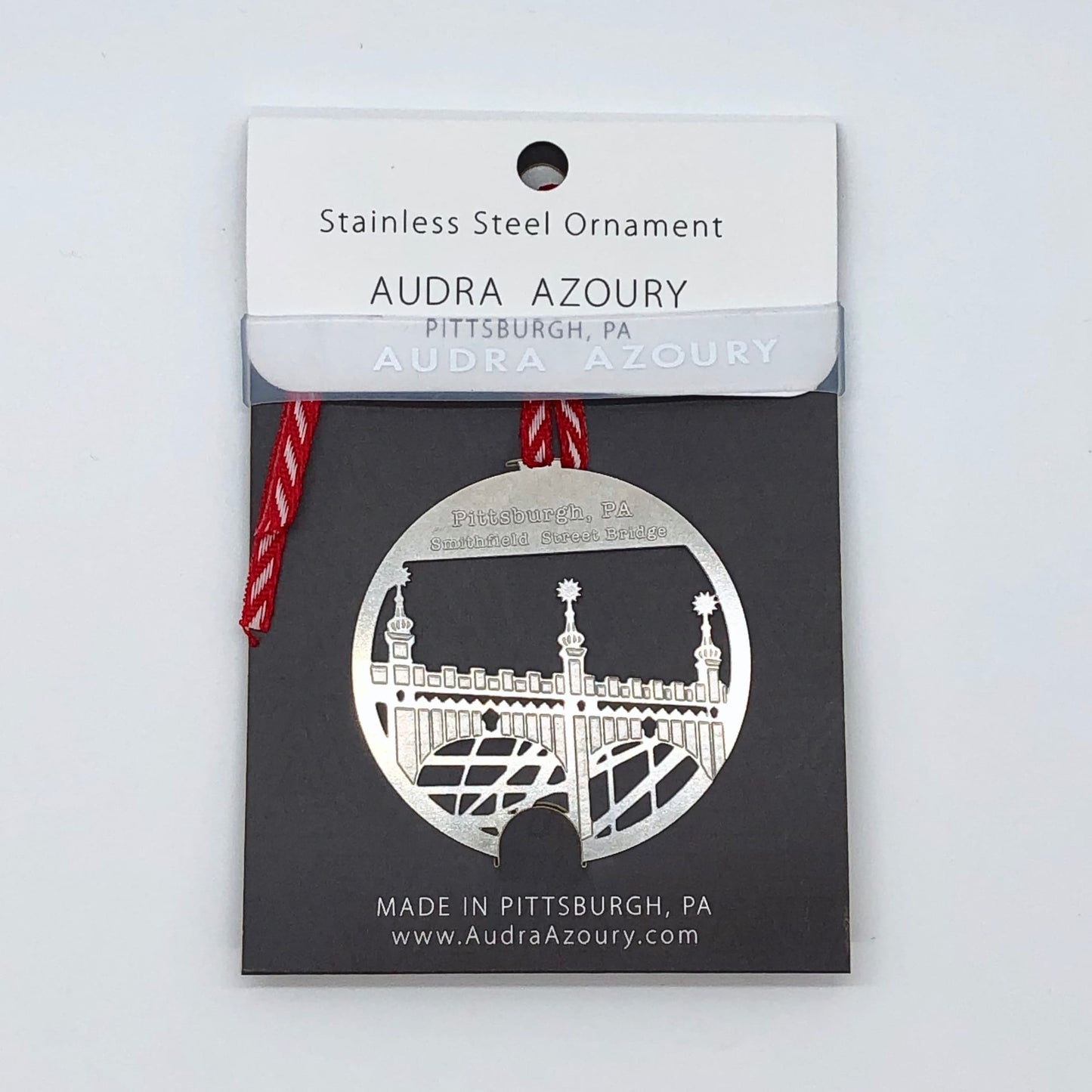 Round Smithfield Street Bridge Ornament