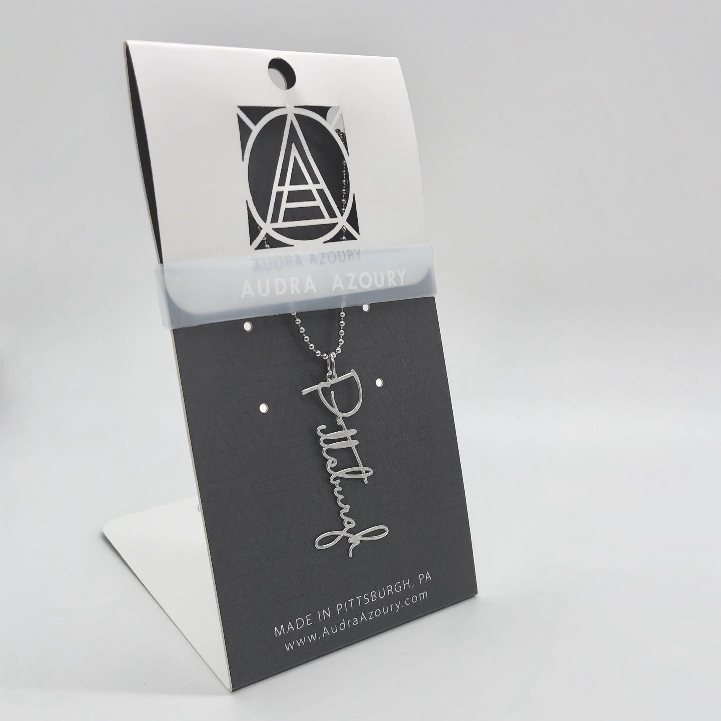 Pittsburgh | Script Necklace