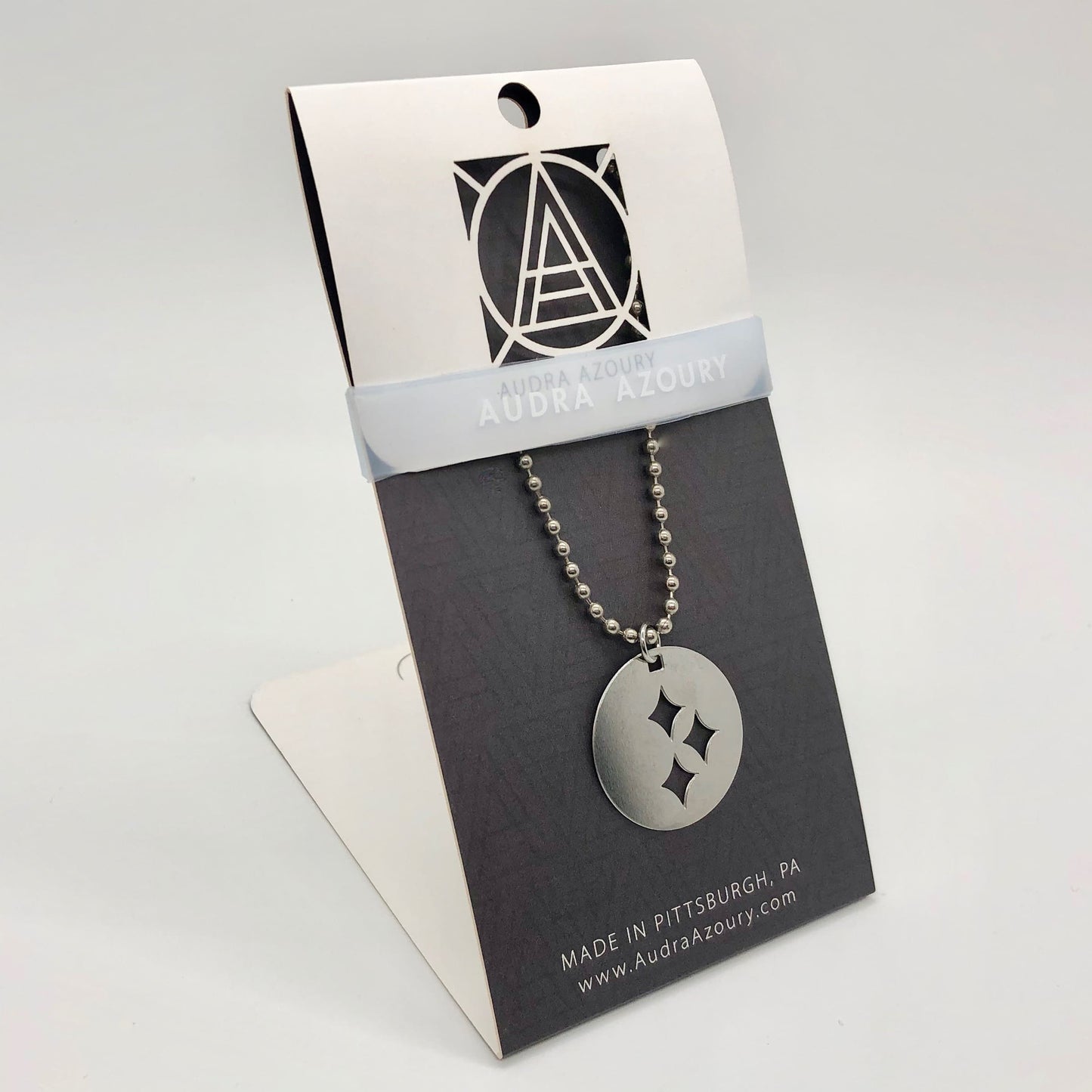 Pittsburgh Necklace | Steel Stars