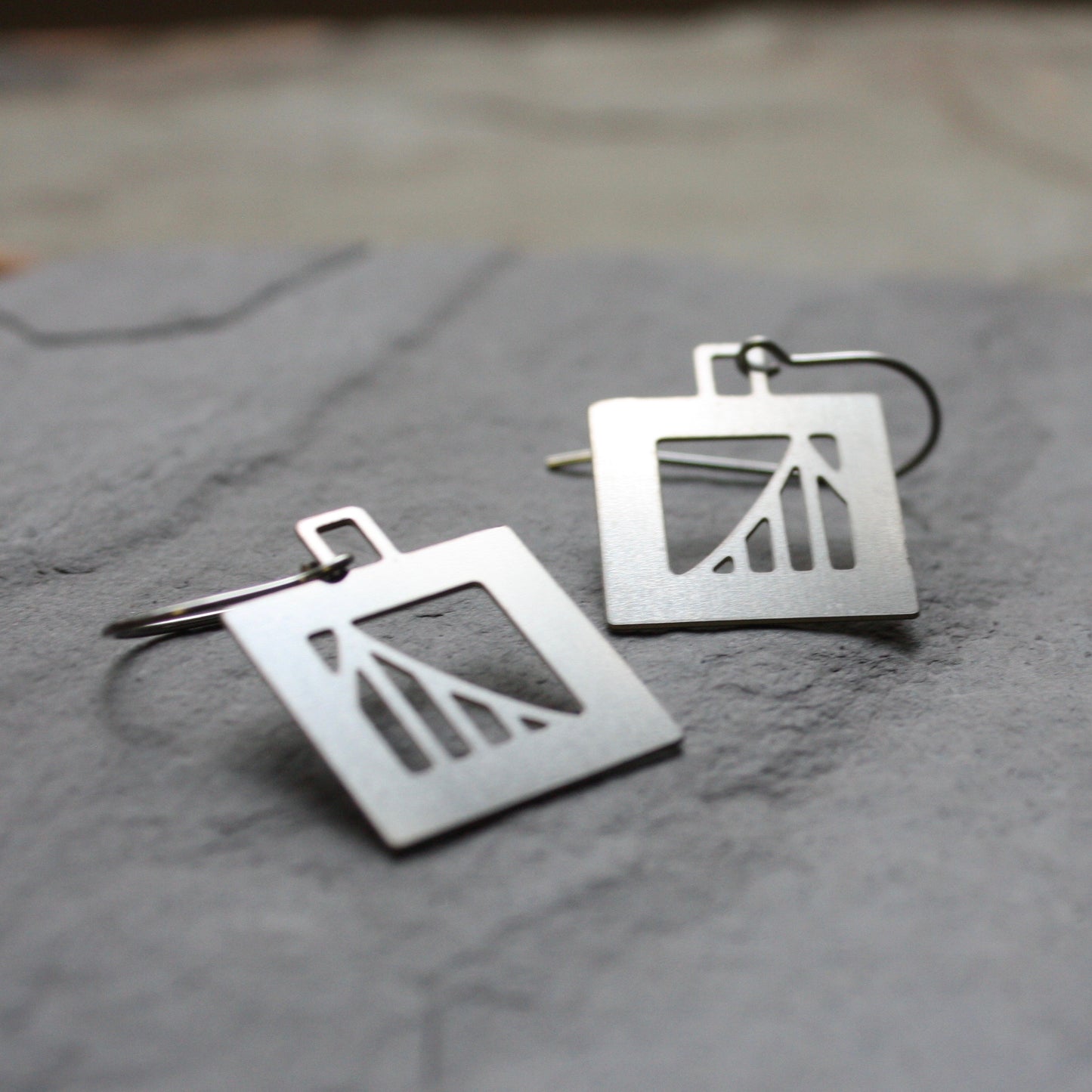 Bridge Earrings | Suspension Bridge by Audra Azoury