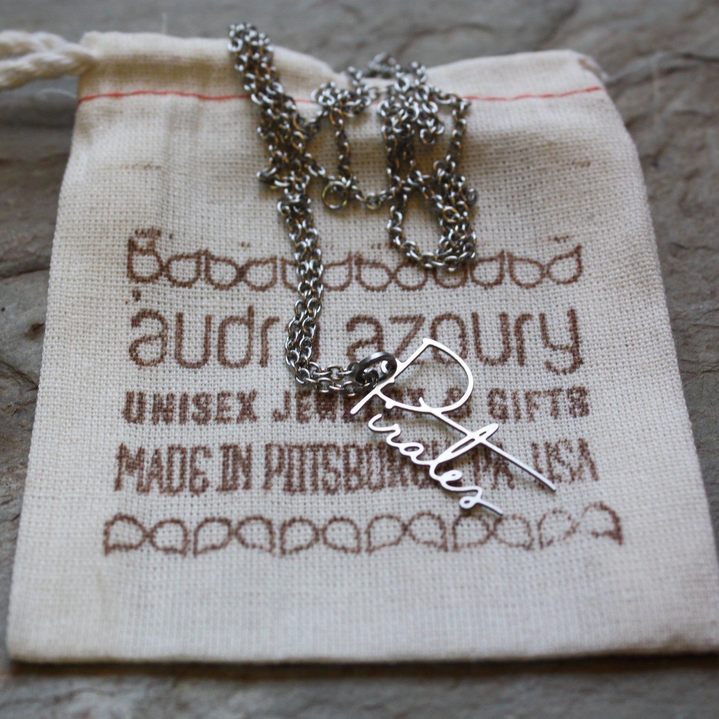 Pirates | Script Necklace