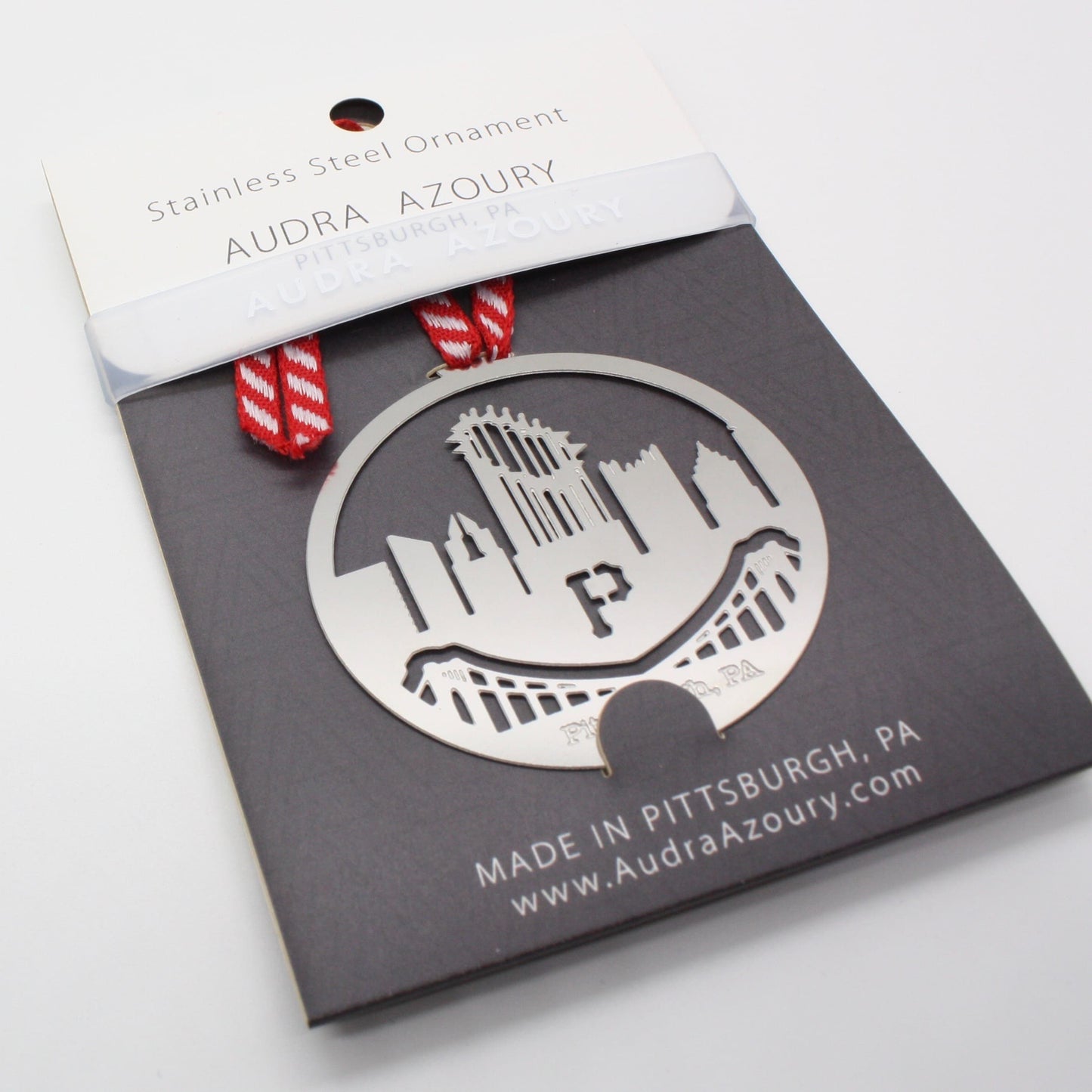 Pittsburgh Ornament | Baseball Trophy