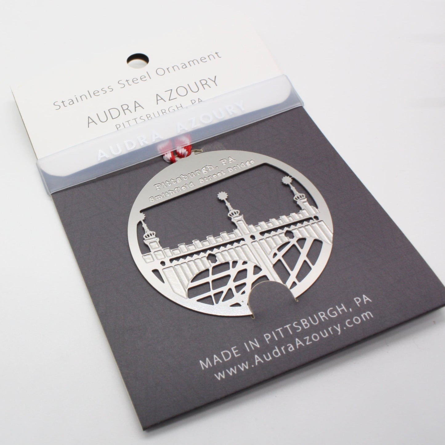 Round Smithfield Street Bridge Ornament