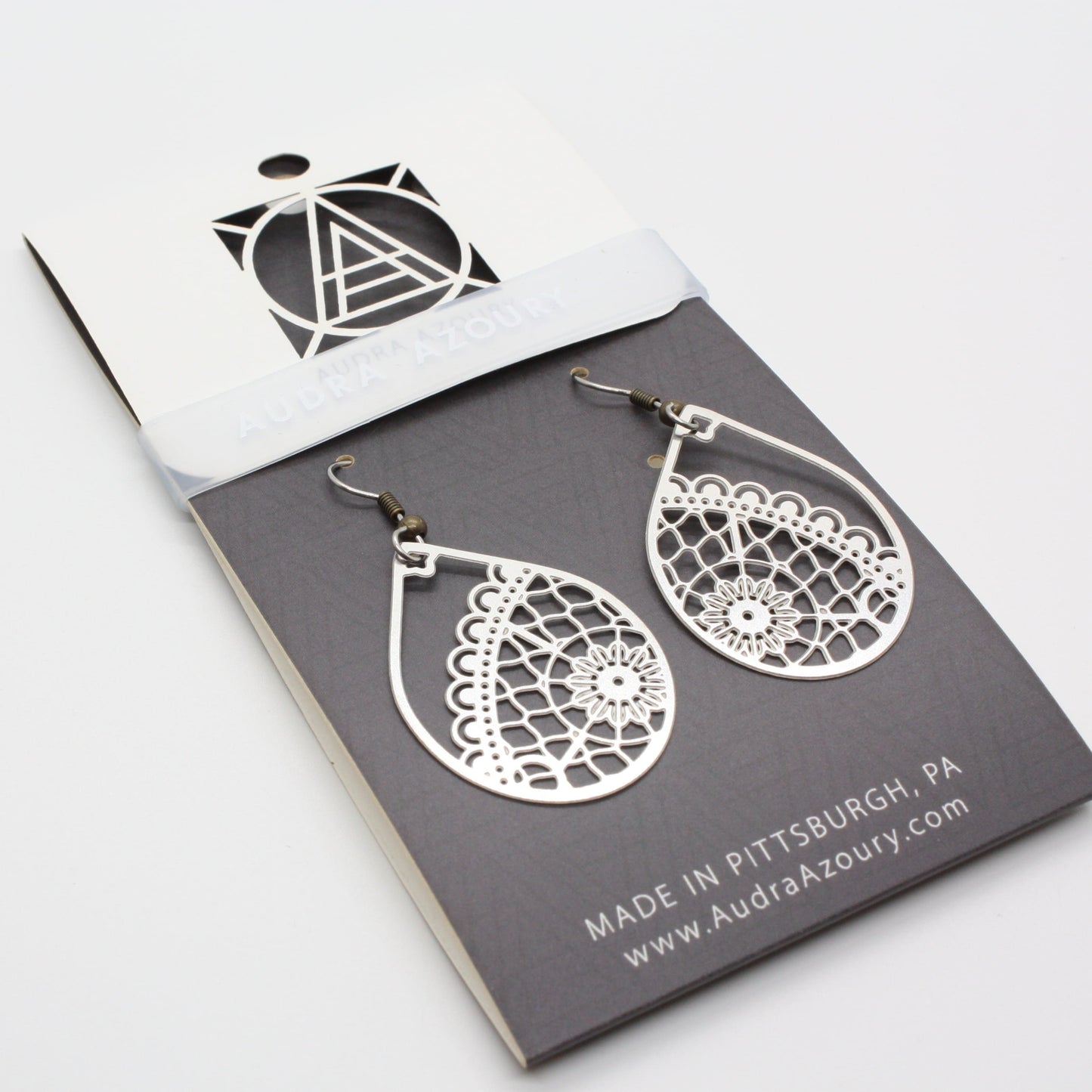 Lace Earrings | Boho Teardrop