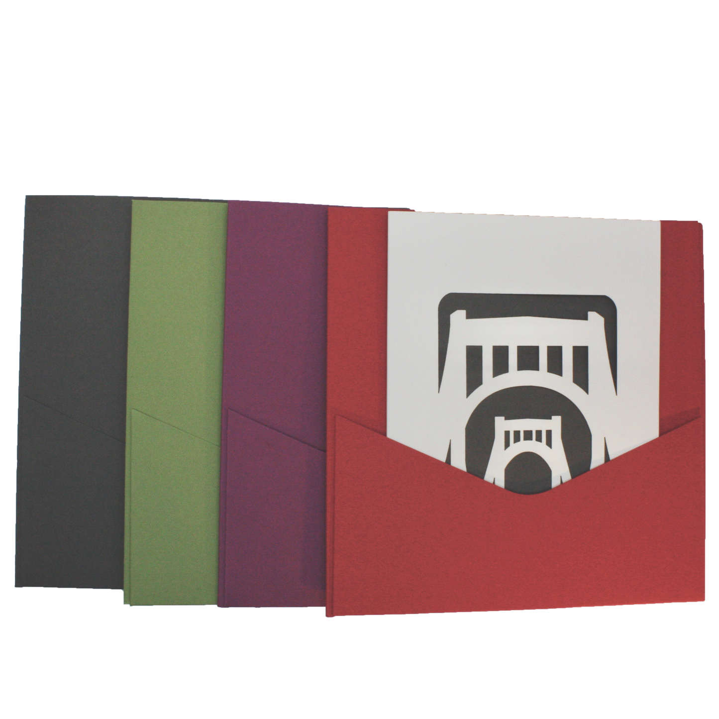 Bridge Card + Pocket Envelope | Assorted Colors
