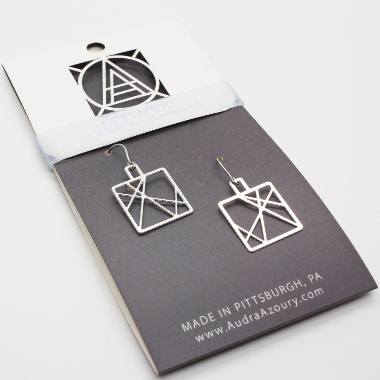 Square Criss-Cross Earrings