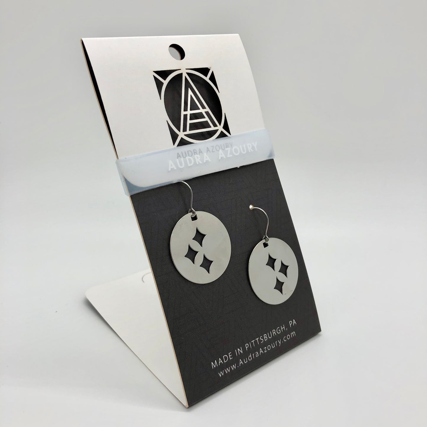 Pittsburgh Earrings | Steel Stars