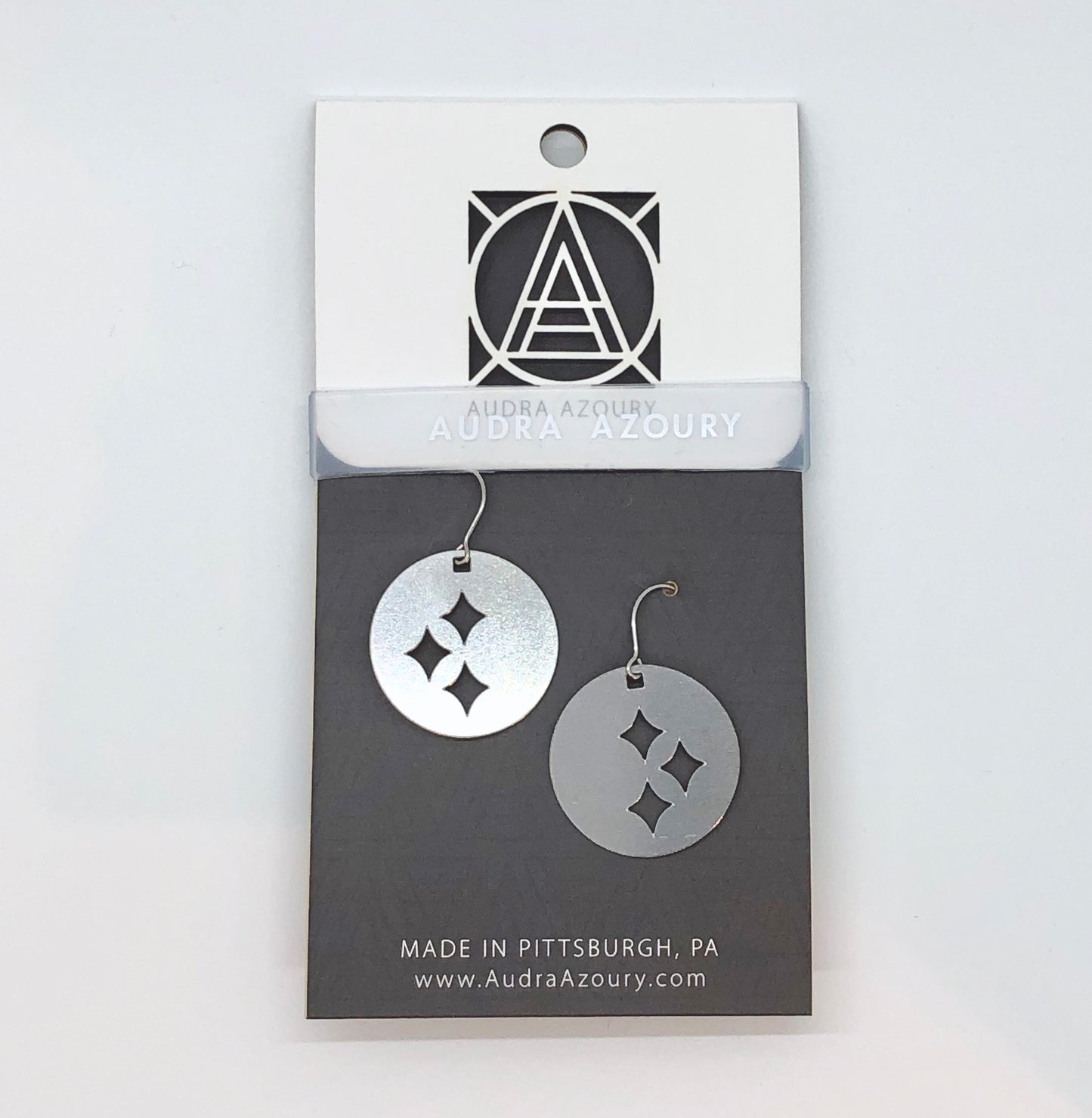 Pittsburgh Earrings | Steel Stars