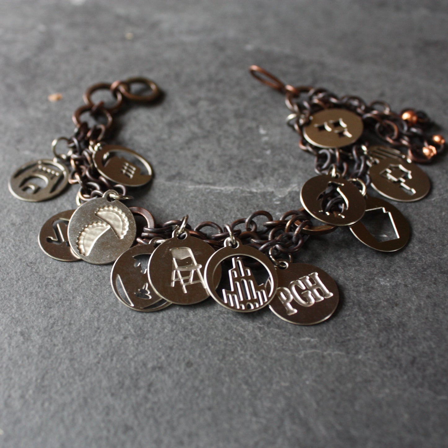 Pittsburgh Charm Bracelet | Mini Charms