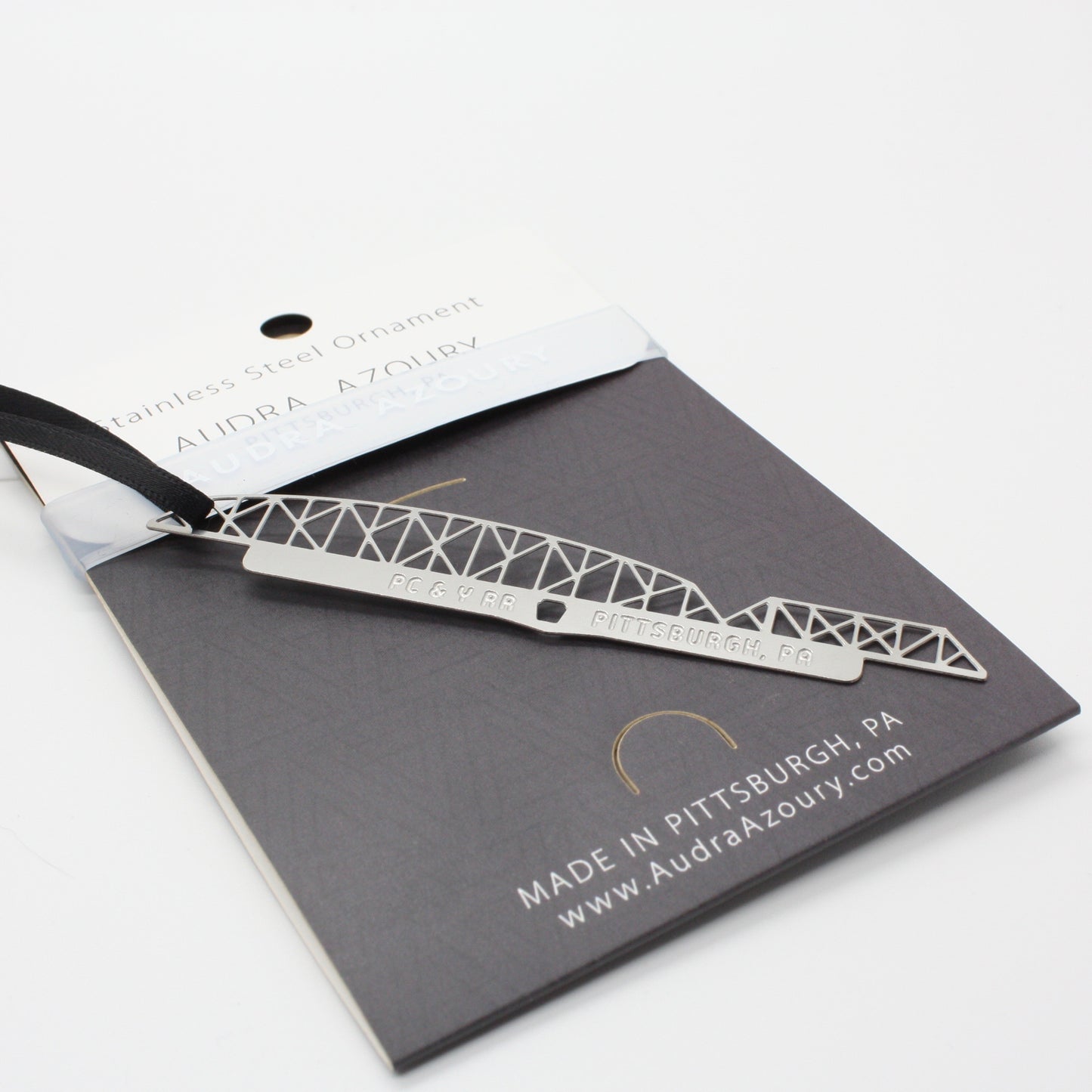 Pittsburgh Bridge Ornament | PC & Y Railroad