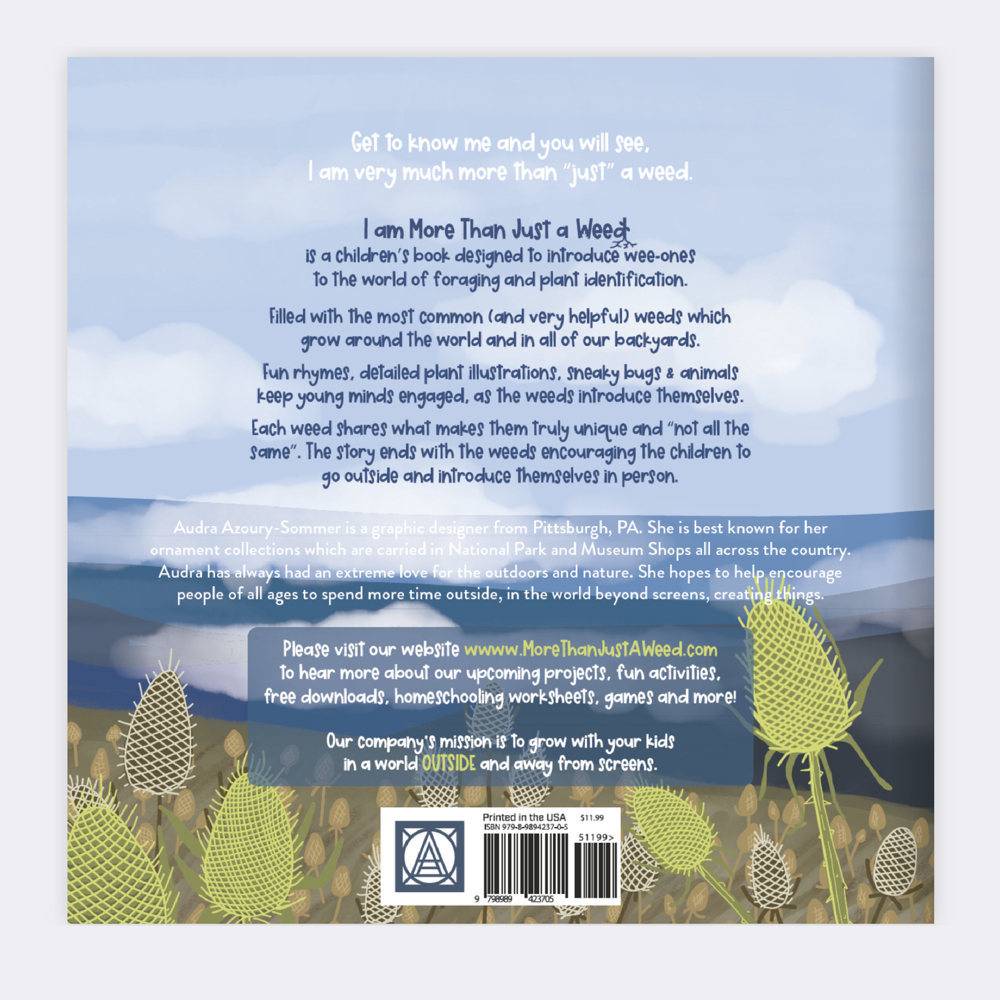 I am More Than "Just" a Weed - softcover children's book