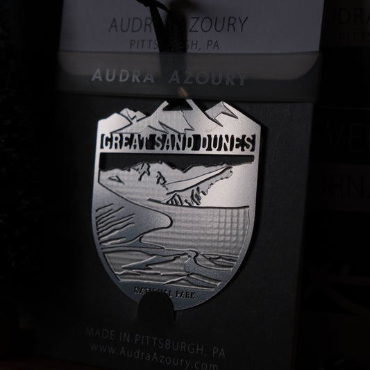 Great Sand Dunes National Park Ornament by Audra Azoury