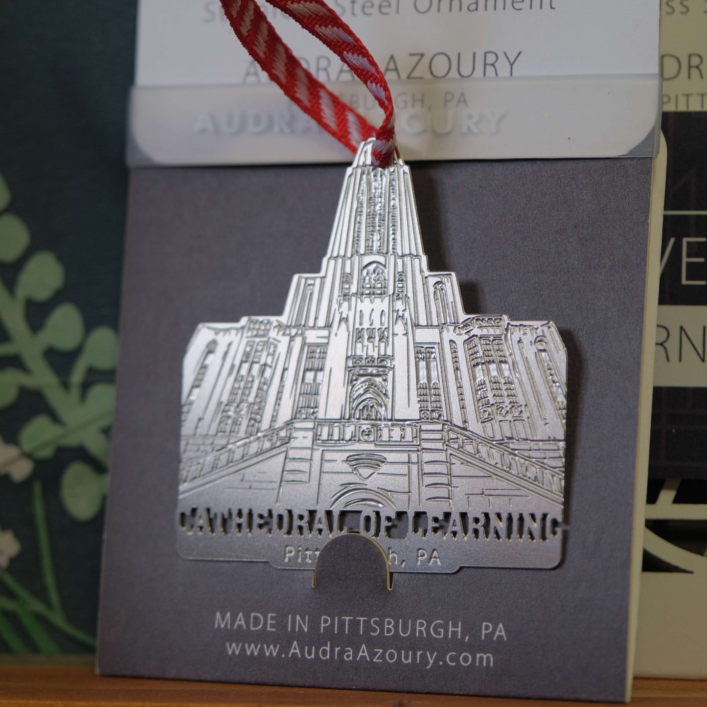 Cathedral of Learning Ornament, Pittsburgh by Audra Azoury
