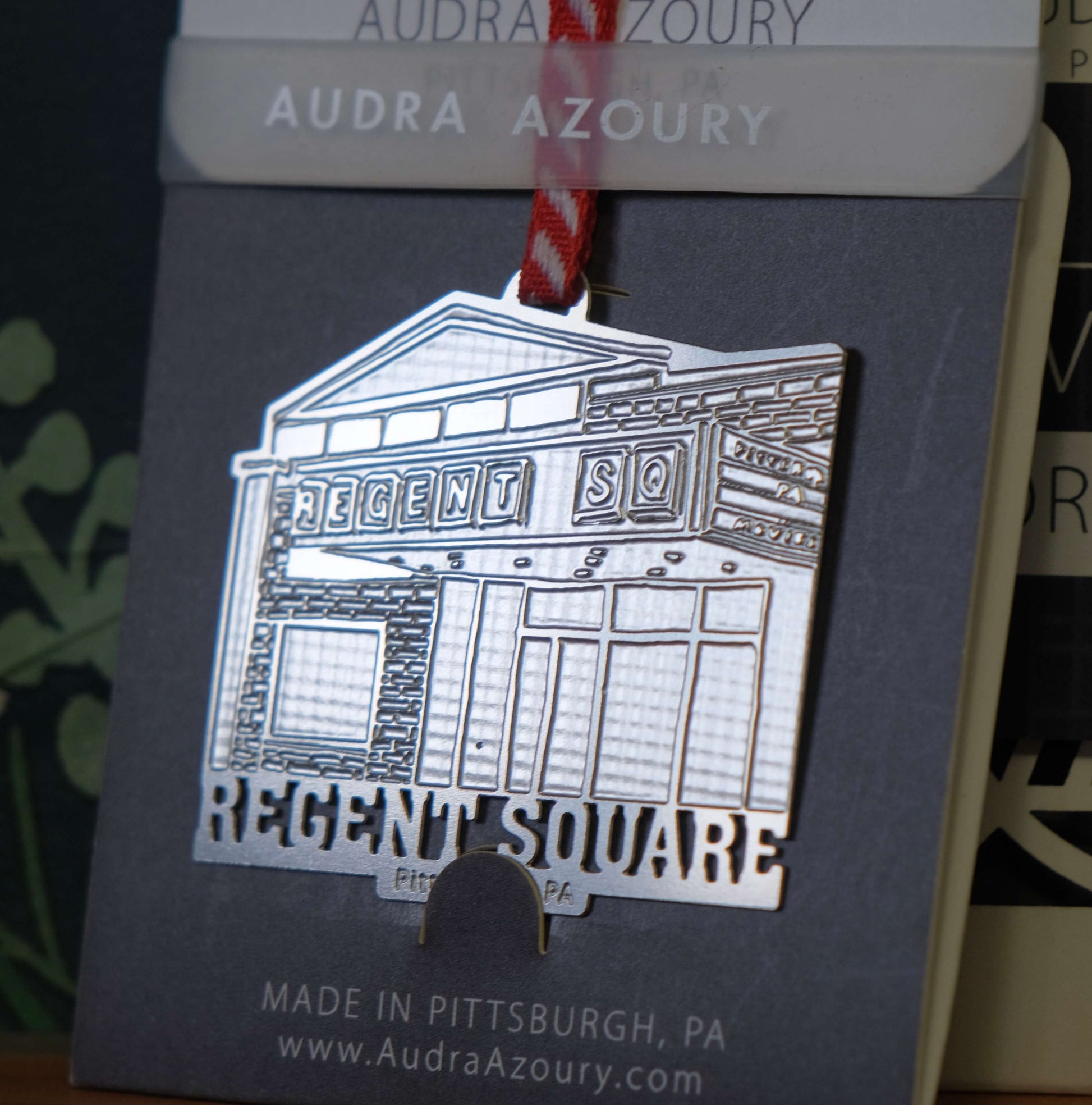 Regent Square Stainless Steel Ornament by Audra Azoury