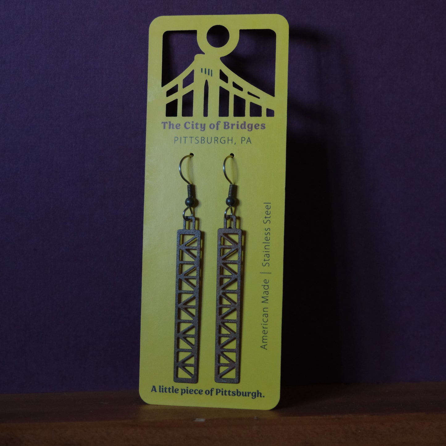 Bridge Earrings | Peace Truss