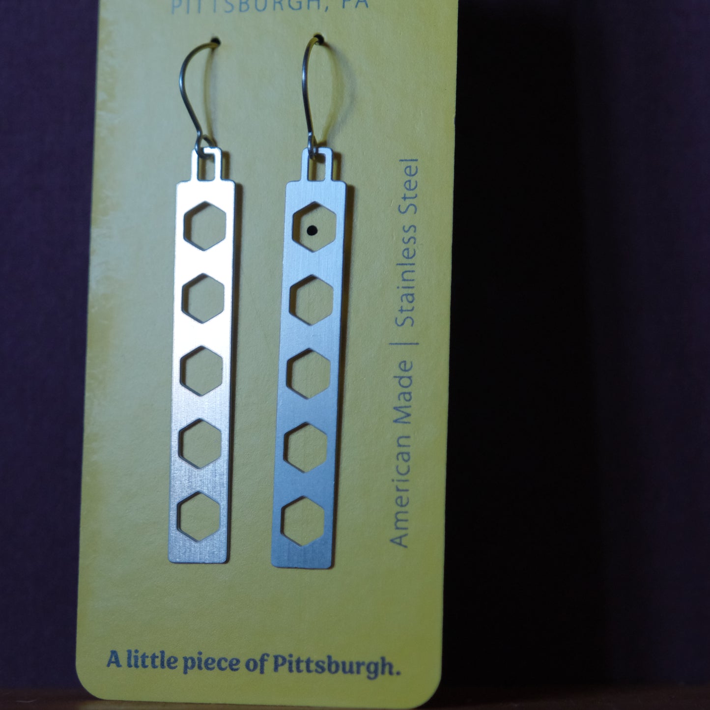 Bridge Earrings | Hex Truss