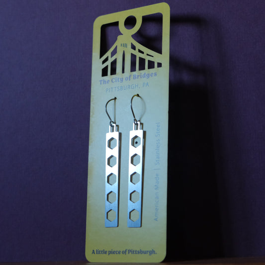 Bridge Earrings | Hex Truss